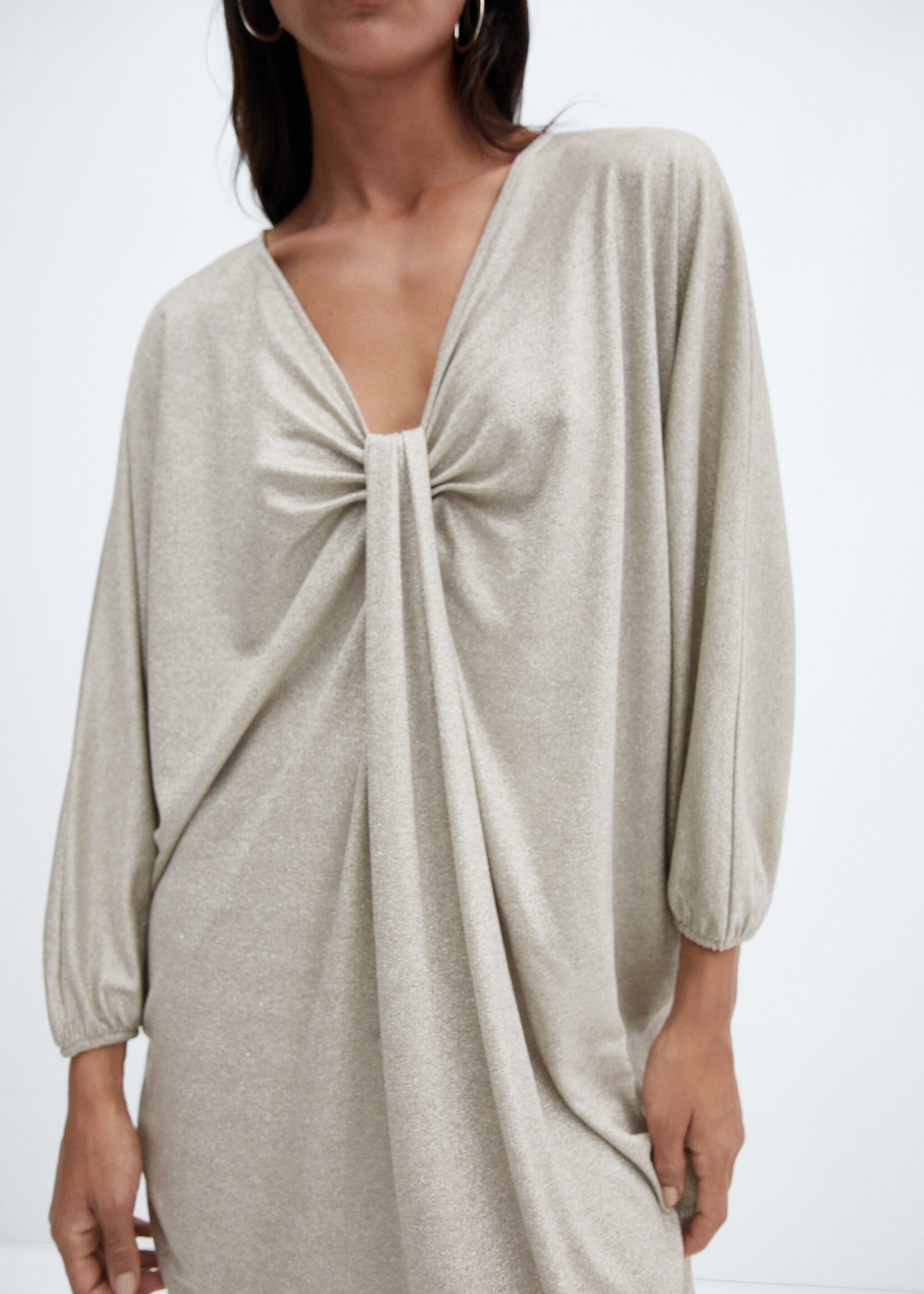 Draped lurex dress - Details of the article 6