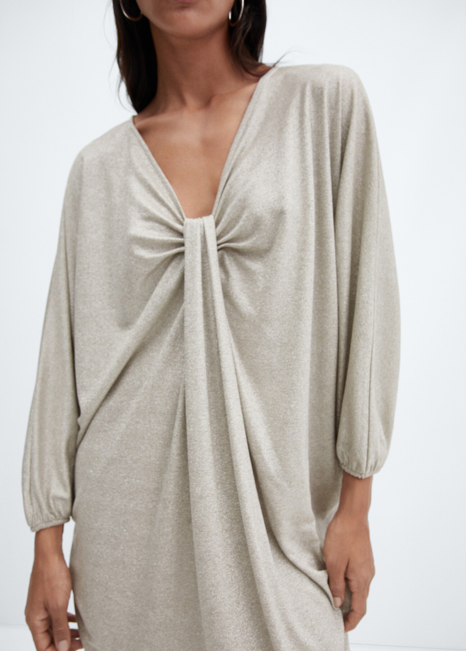 Draped lurex dress - Details of the article 6