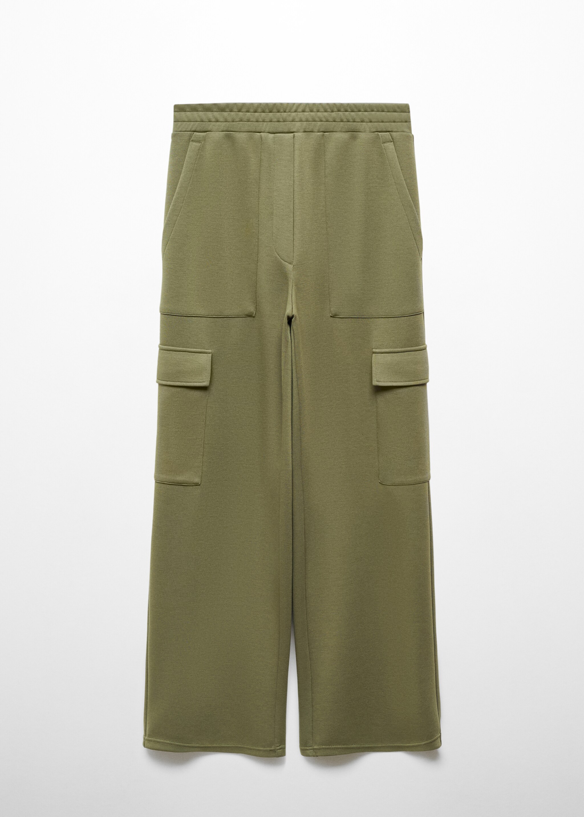 Elastic waist cargo trousers - Article without model