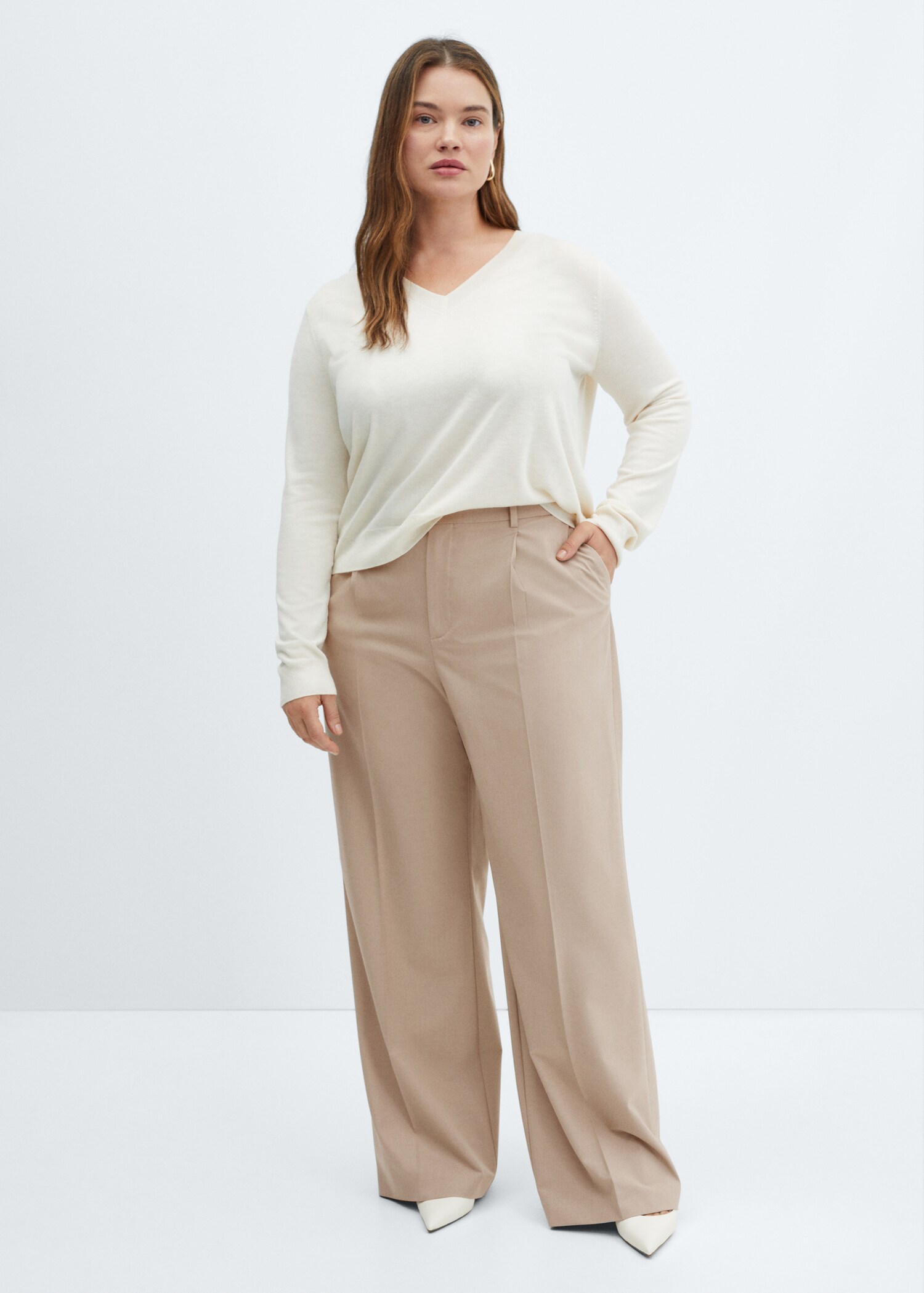Wideleg suit trousers - Details of the article 3