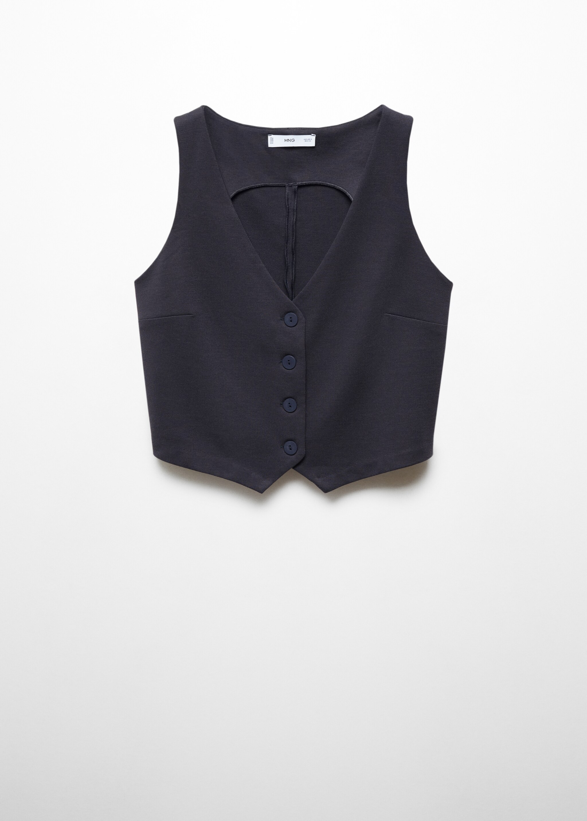 Gilet with buttons - Article without model