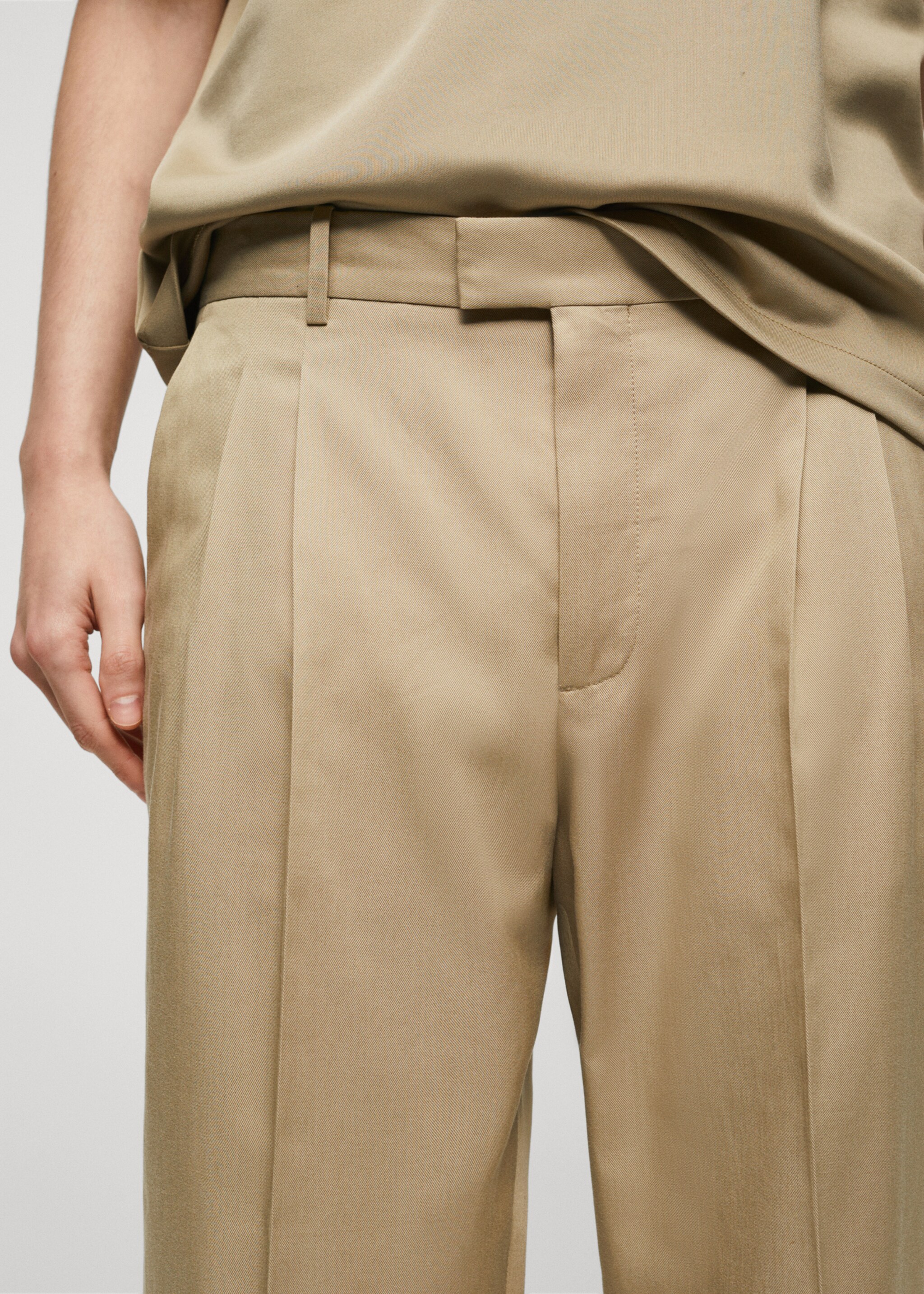 Pantalon costume relaxed-fit pinces - Détail de l'article 1