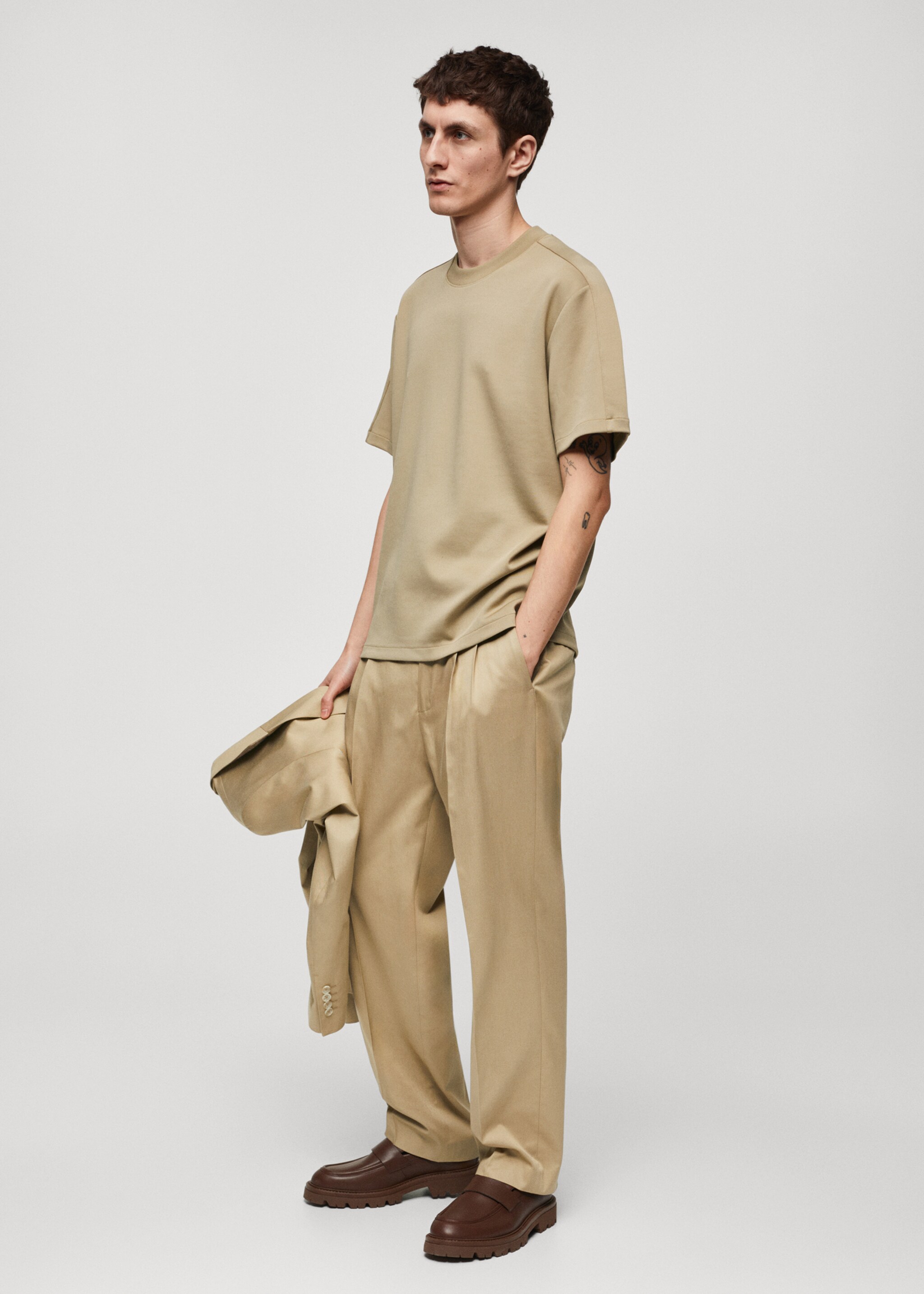 Pantalon costume relaxed-fit pinces - Détail de l'article 2