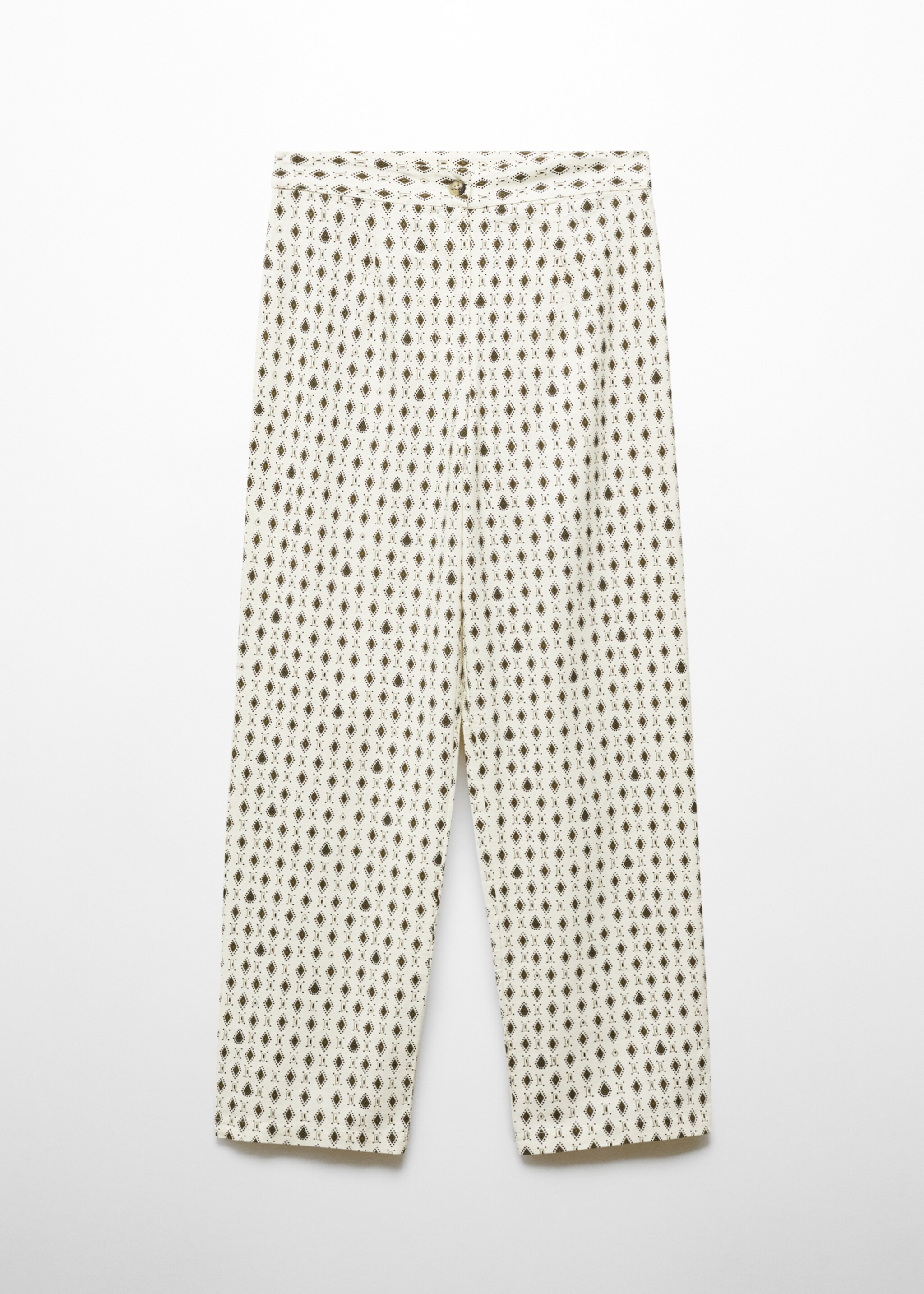 Geometric print trousers - Article without model