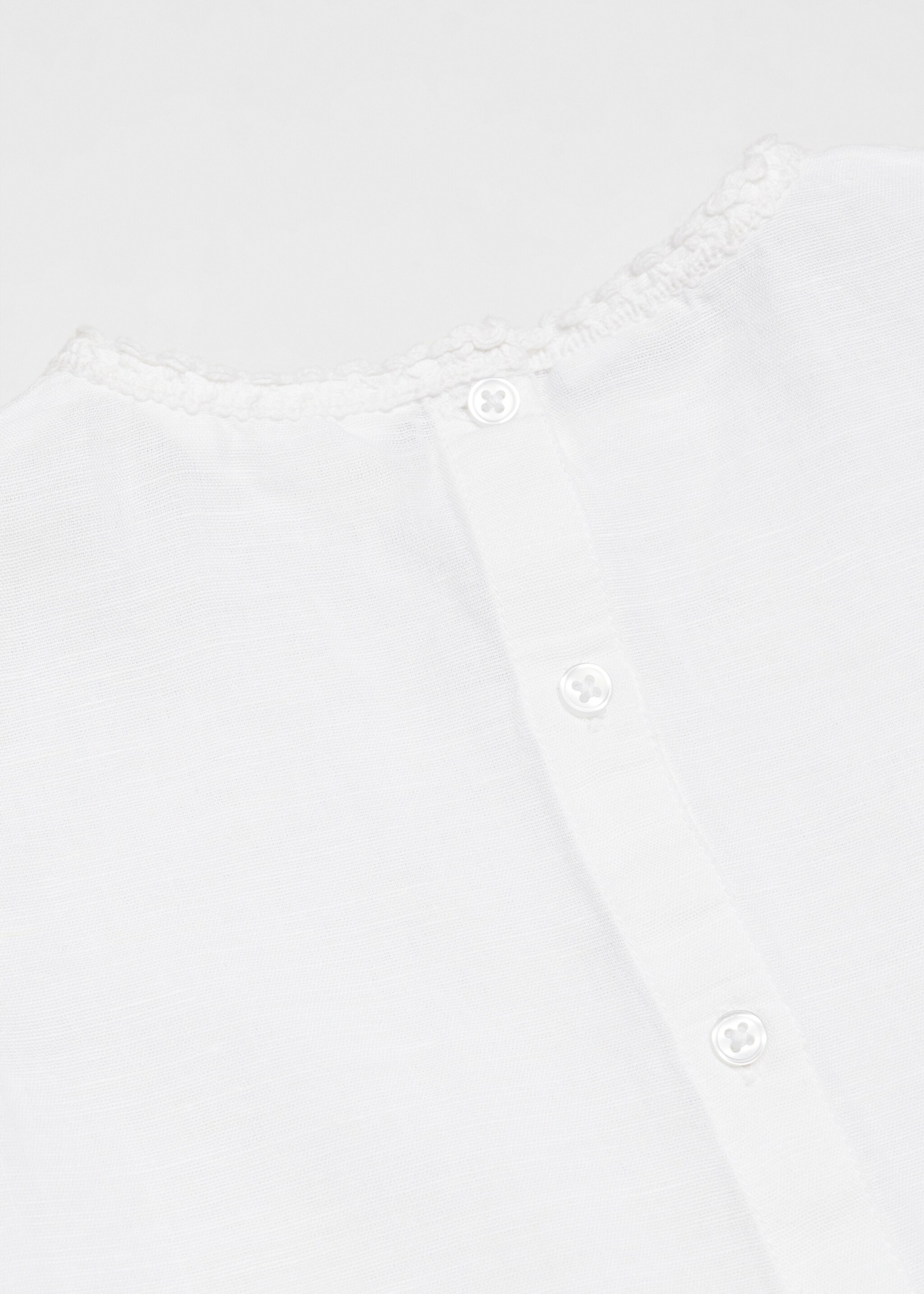 Rüschenbluse aus Leinen - Detail des Artikels 0