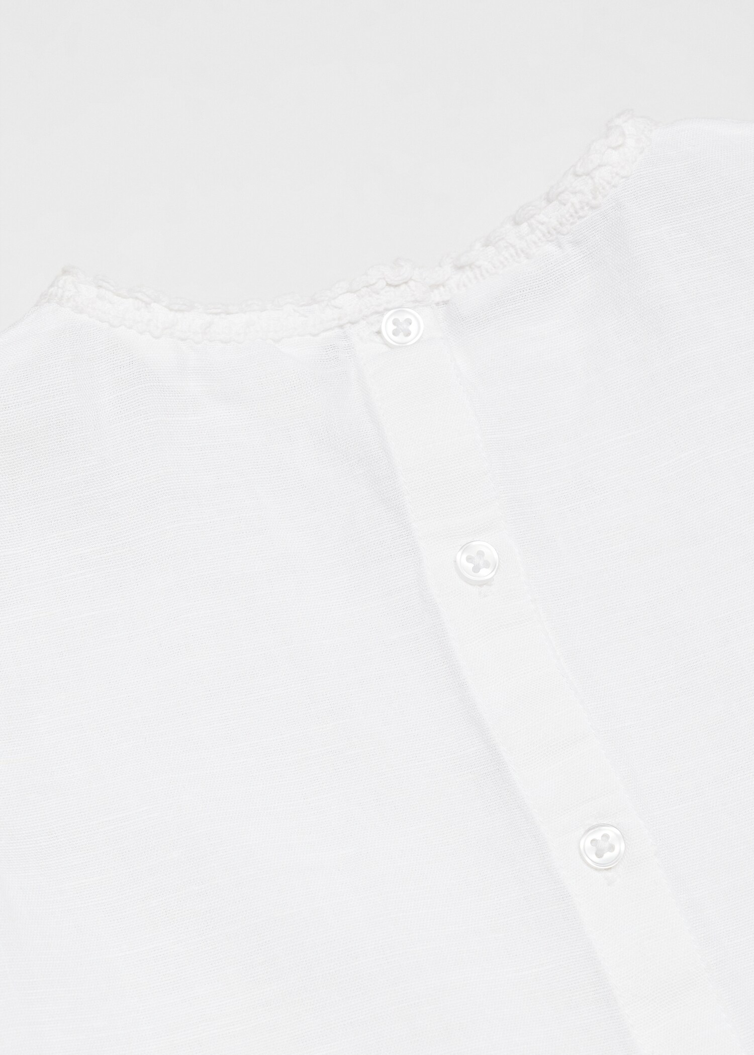 Rüschenbluse aus Leinen - Detail des Artikels 0