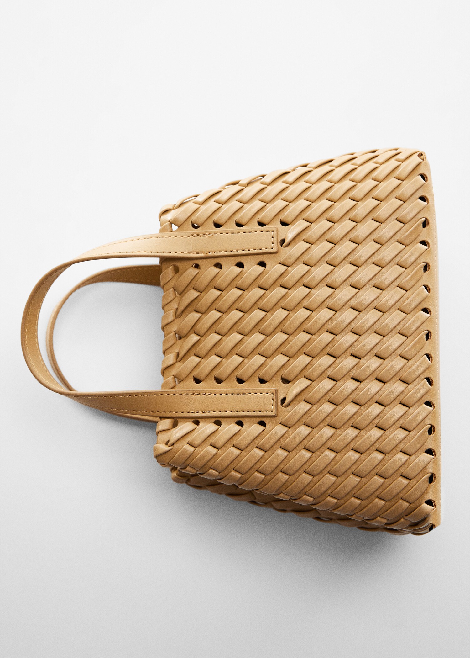Geflochtene Tasche mit doppeltem Henkel - Detail des Artikels 5