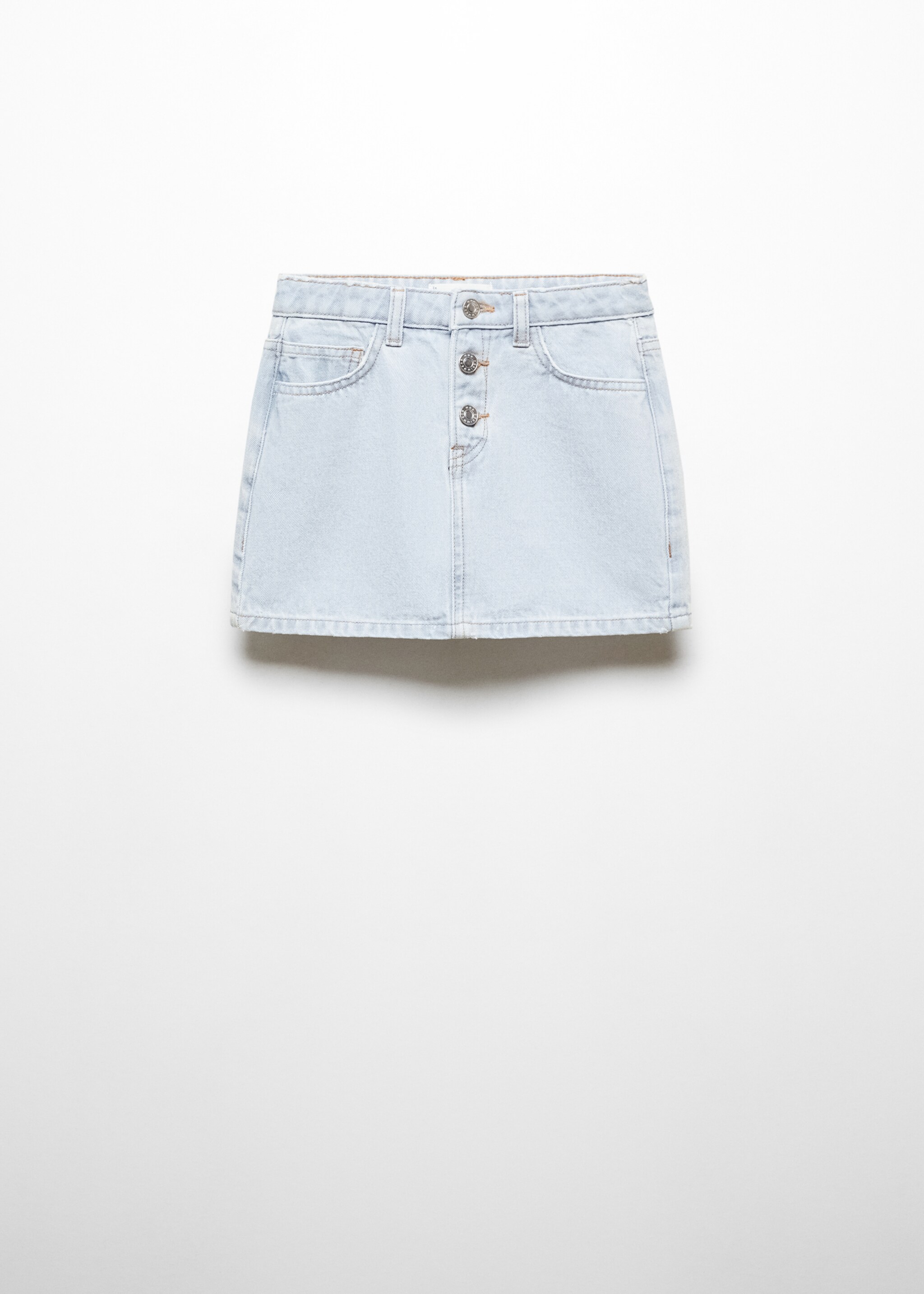 Denim skirt with buttons - Article without model
