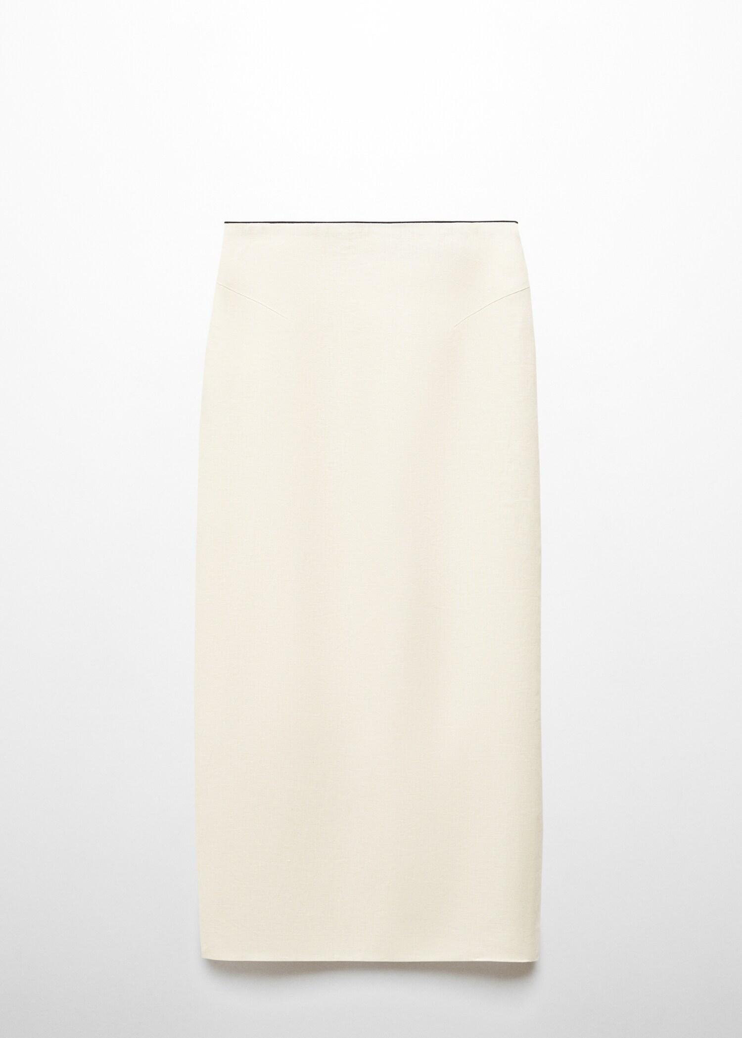 Linen skirt with slit - Article without model