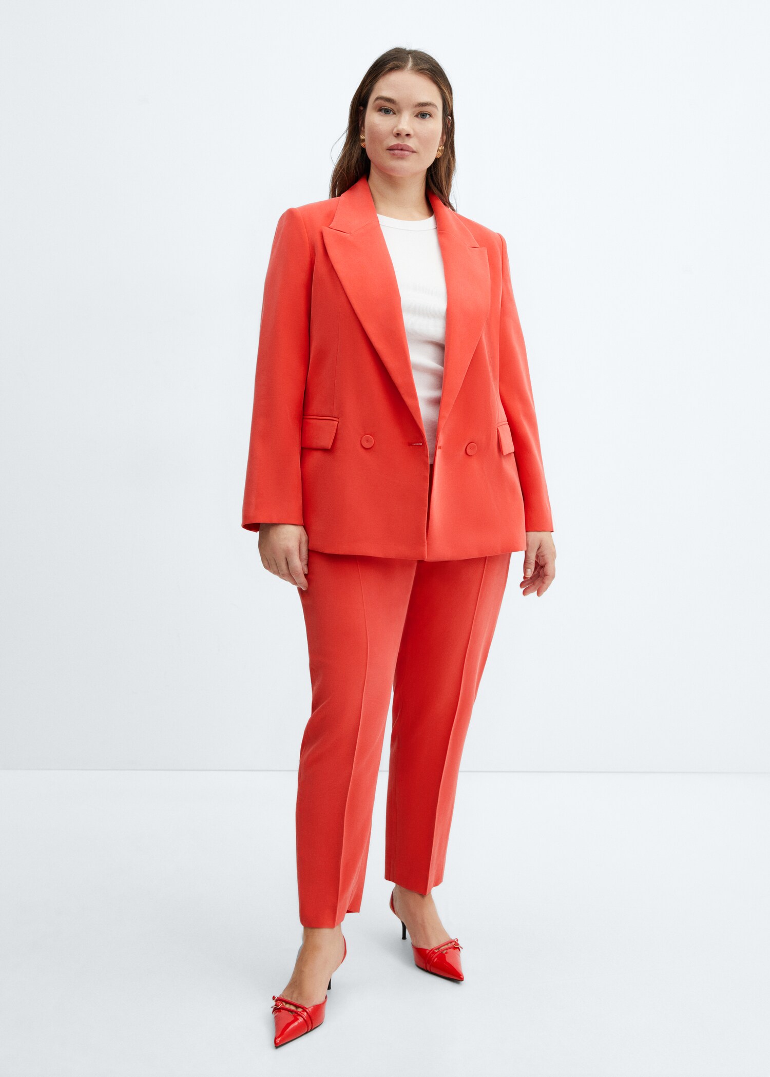 Straight suit trousers - Details of the article 4
