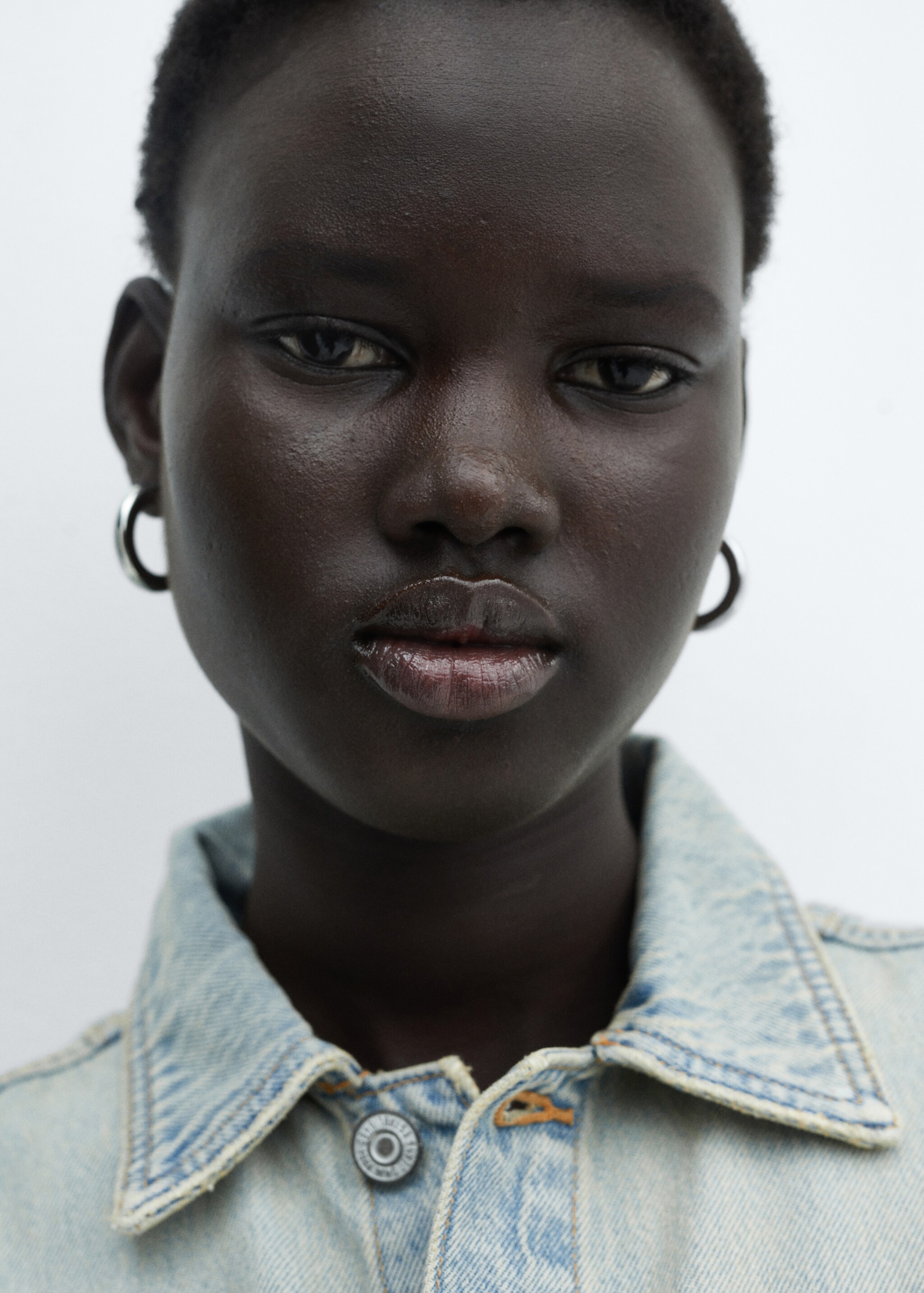 Button denim dress - Details of the article 1