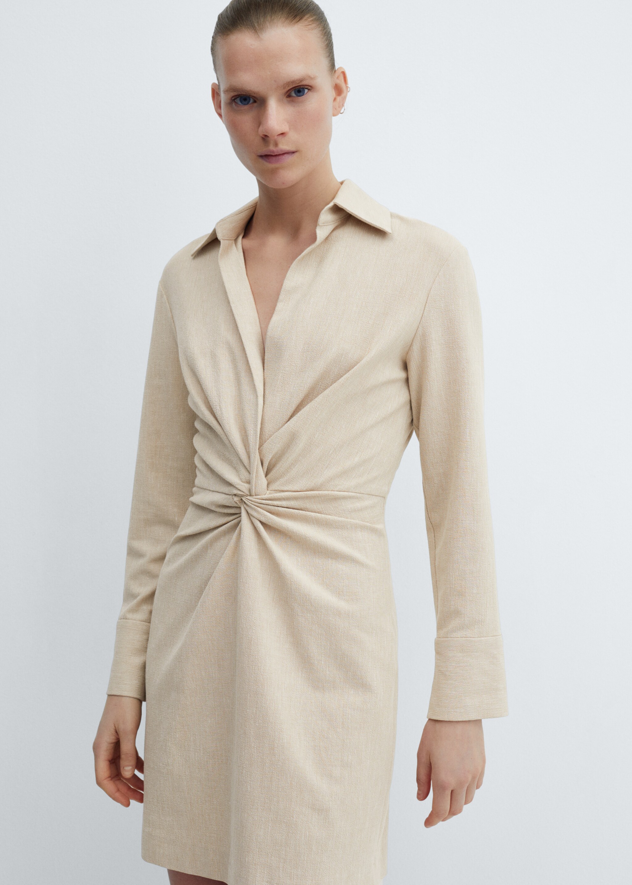 Knot detail dress - Medium plane