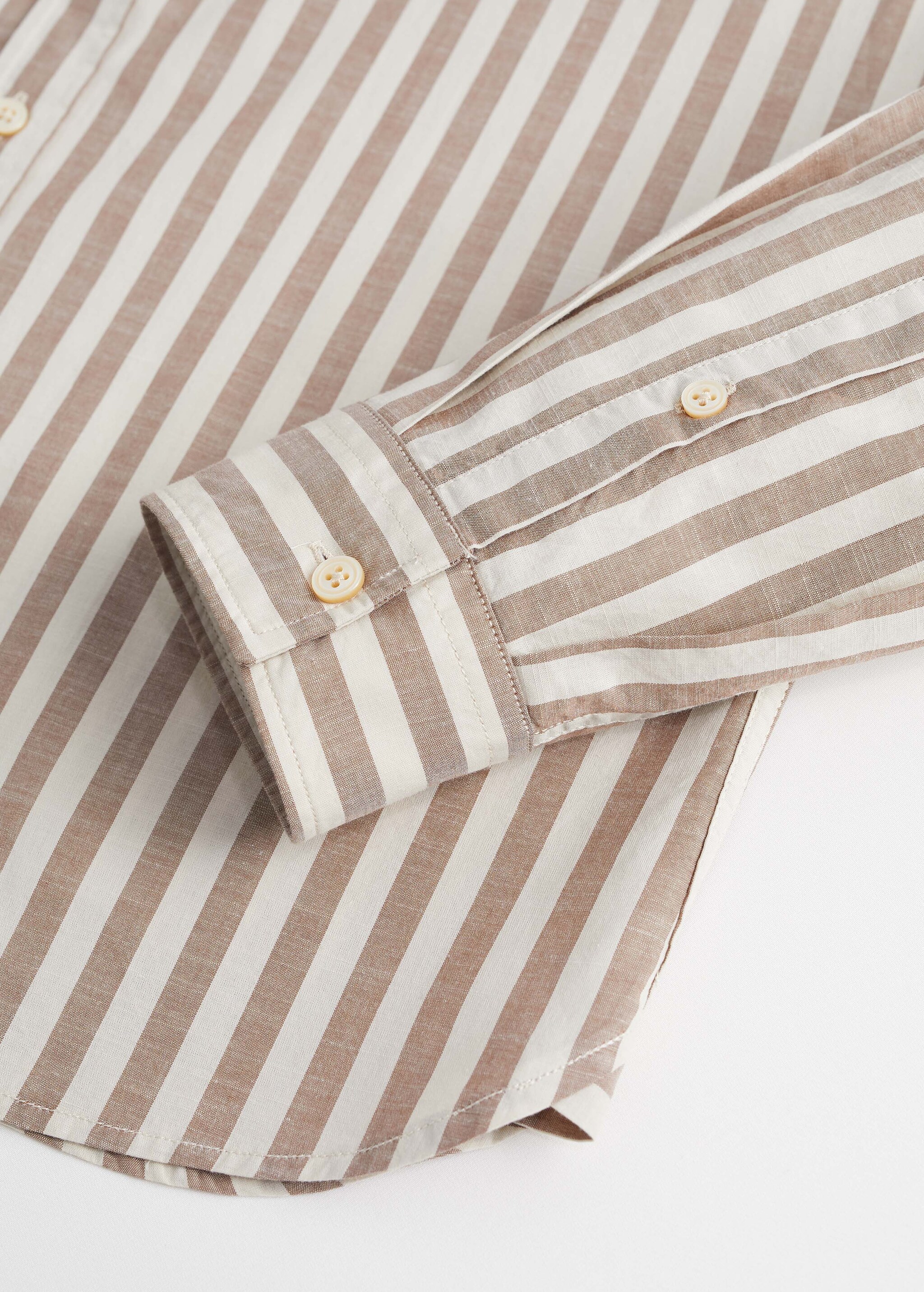 Camisa regular fit algodón rayas - Detalle del artículo 7