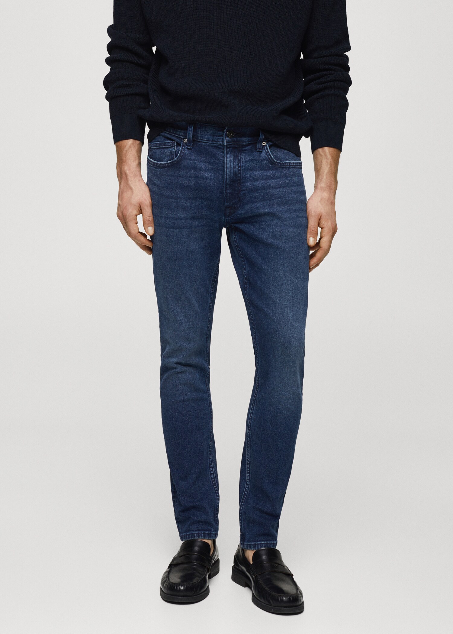 Skinny Fit-Jeans - Mittlere Ansicht