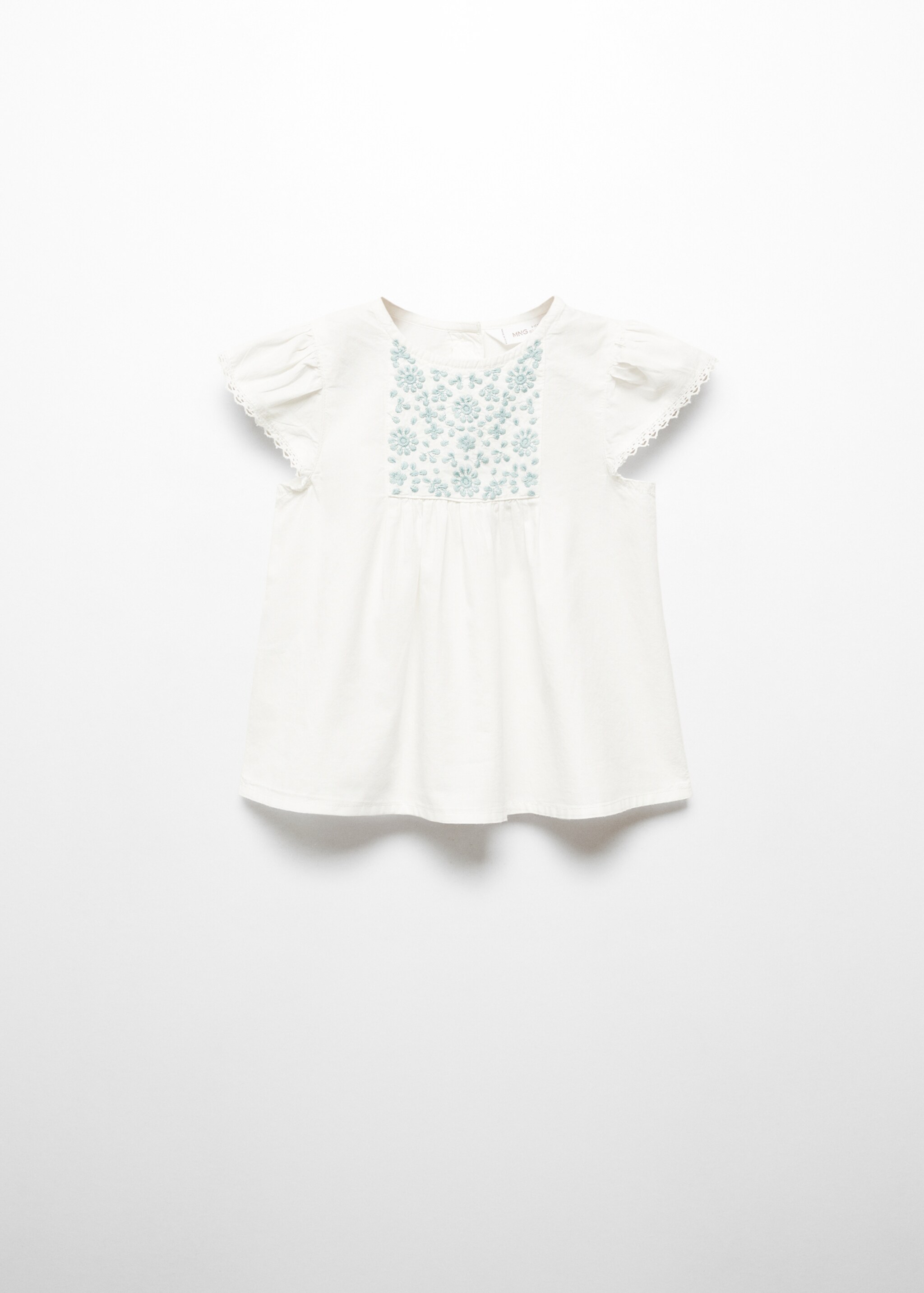 Embroidered cotton blouse - Article without model