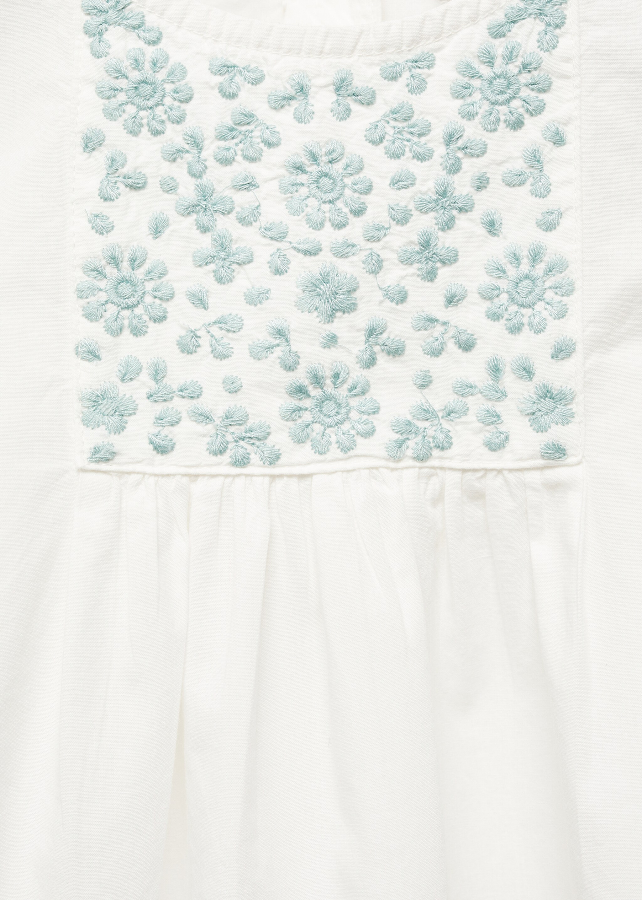 Embroidered cotton blouse - Details of the article 8