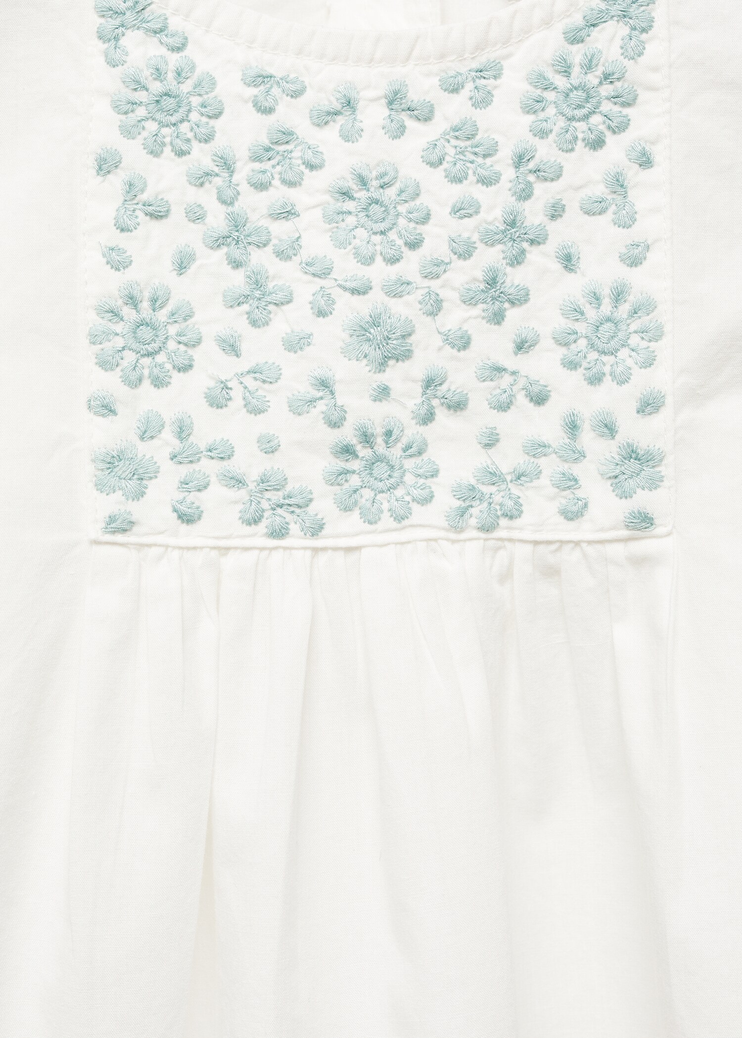 Embroidered cotton blouse - Details of the article 8