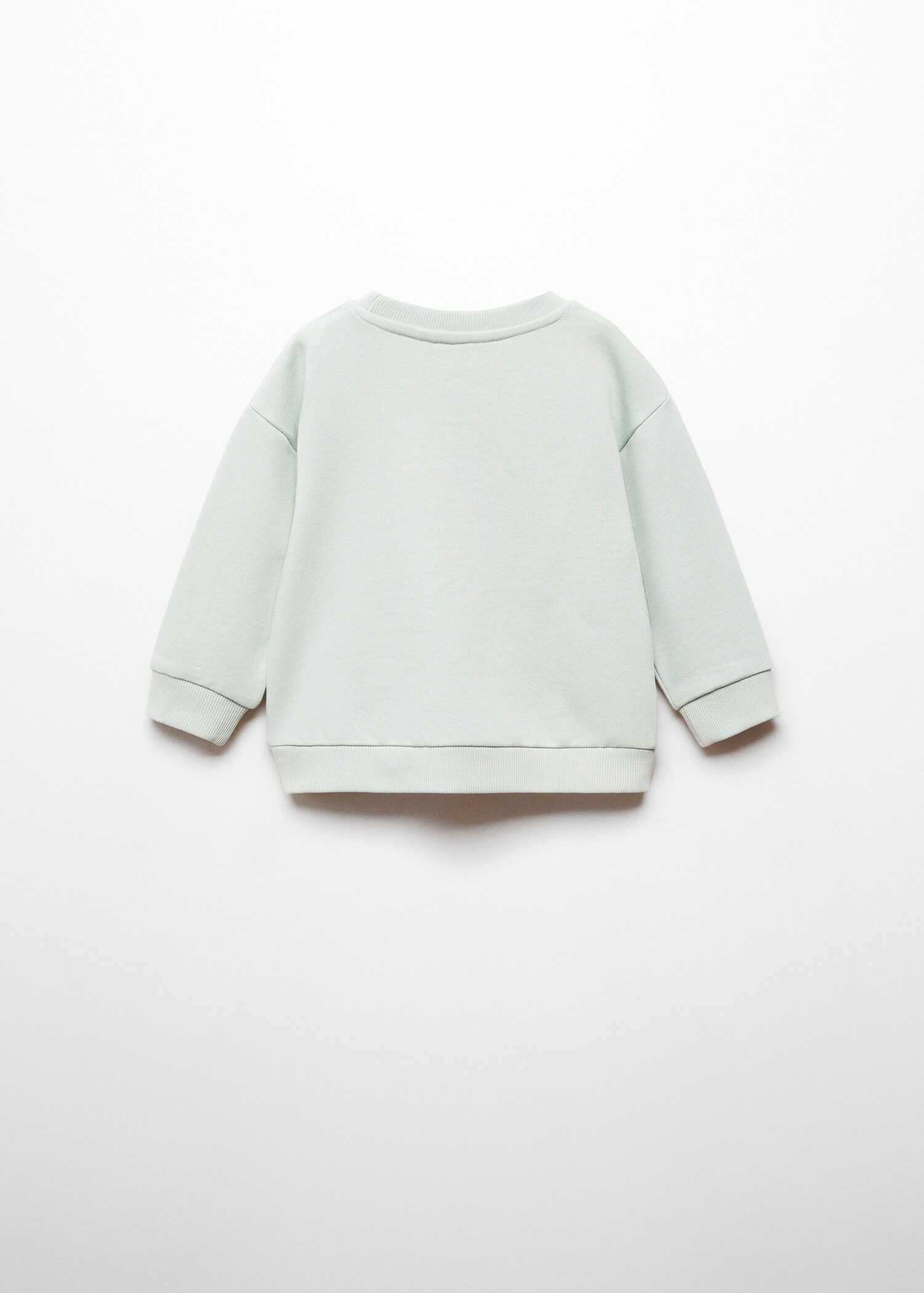 Sweatshirt med tryck - Artikelns baksida