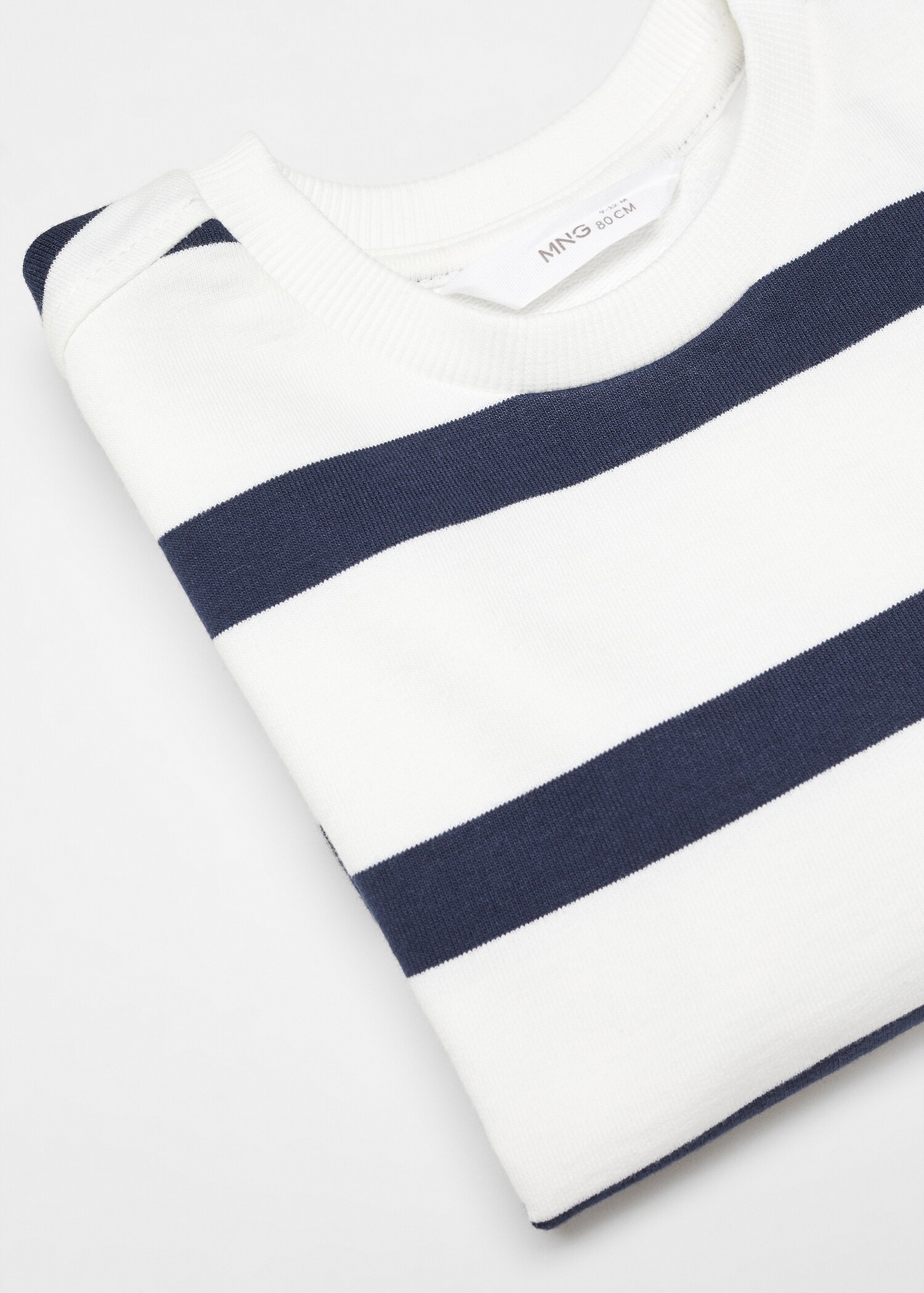 Striped print sweatshirt - Details of the article 0