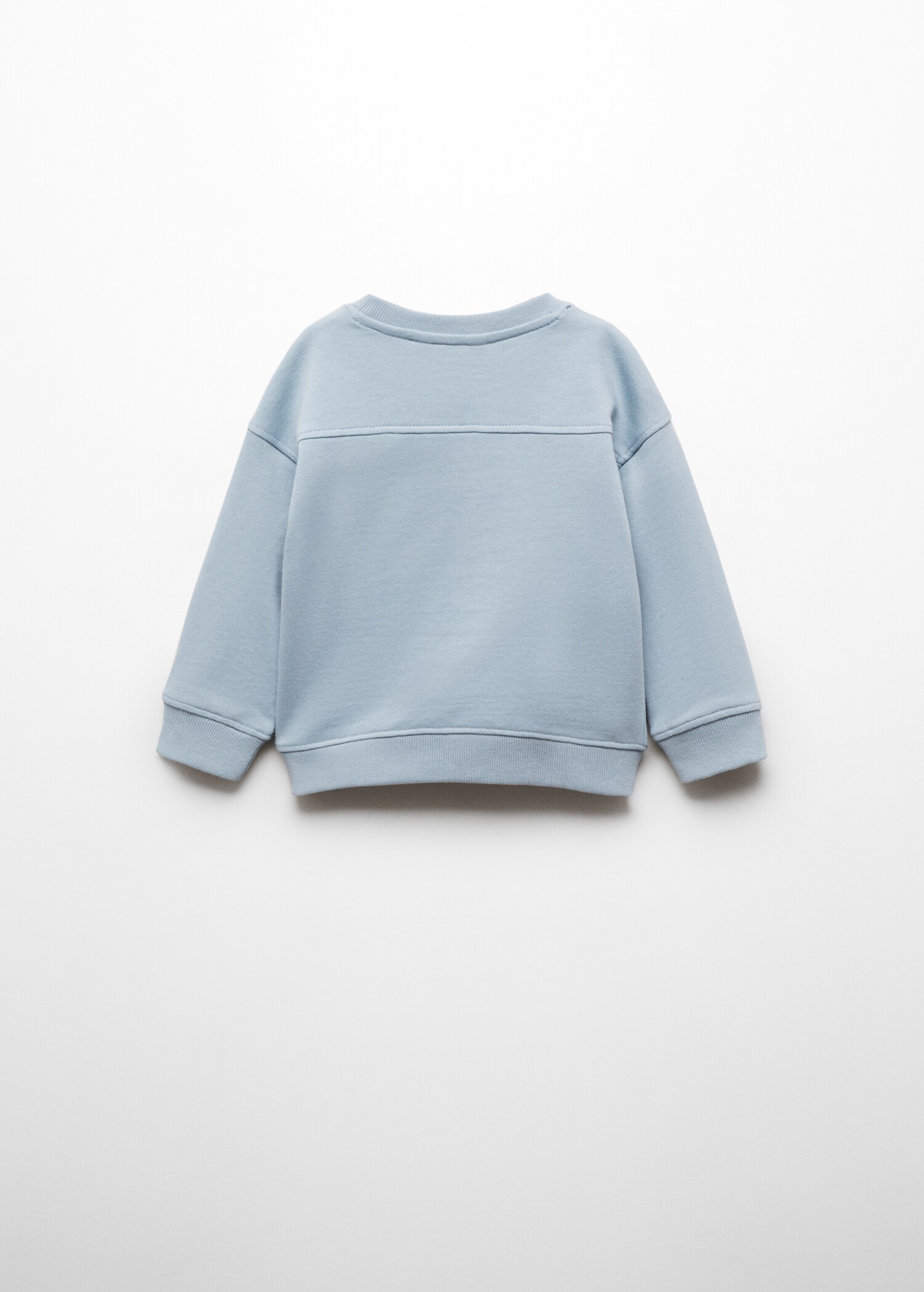 Sudadera mensaje textura - Reverso del artículo