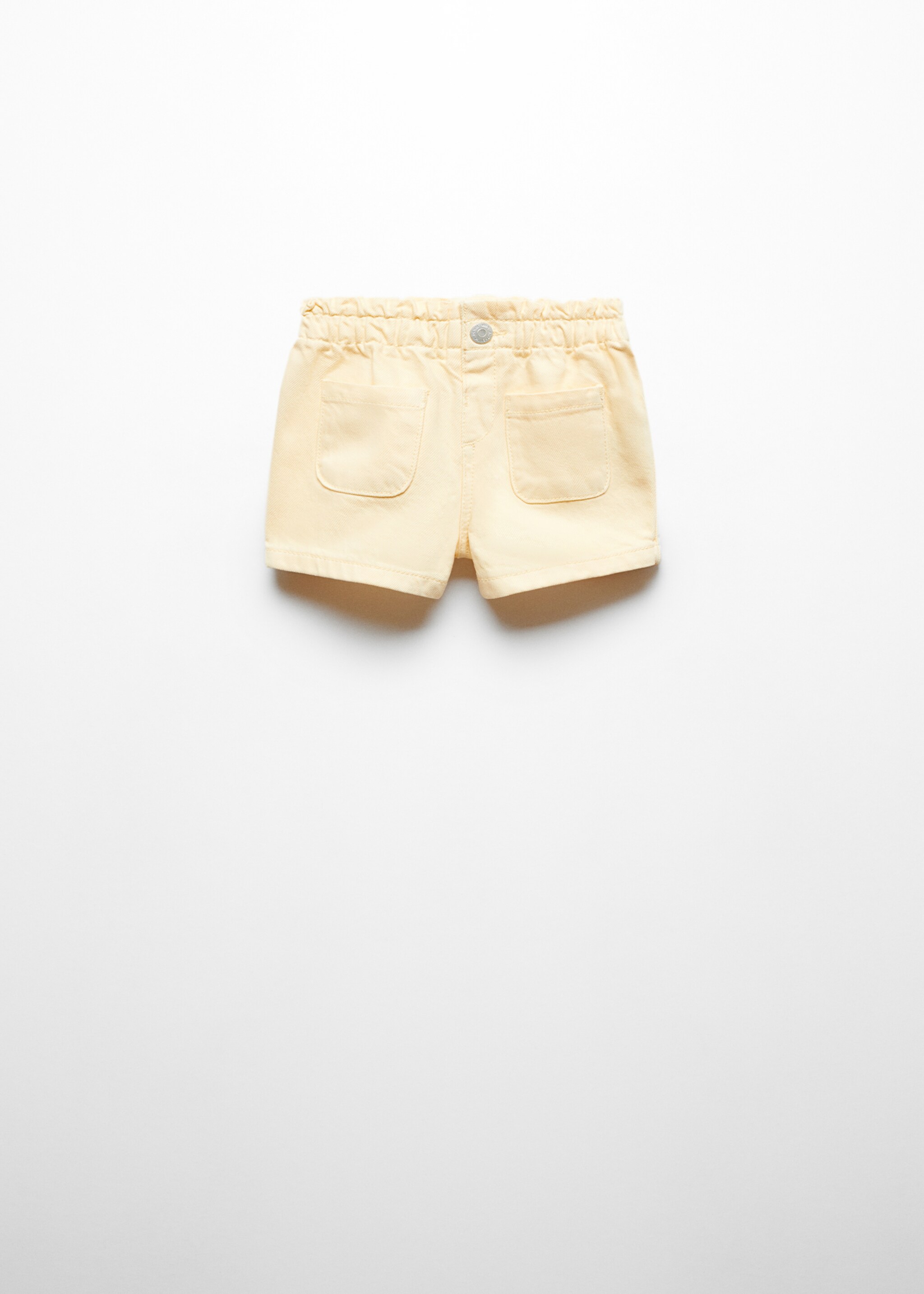 Short paperbag - Article sans modèle, Jaune pastel. Ref: 67056007-00.