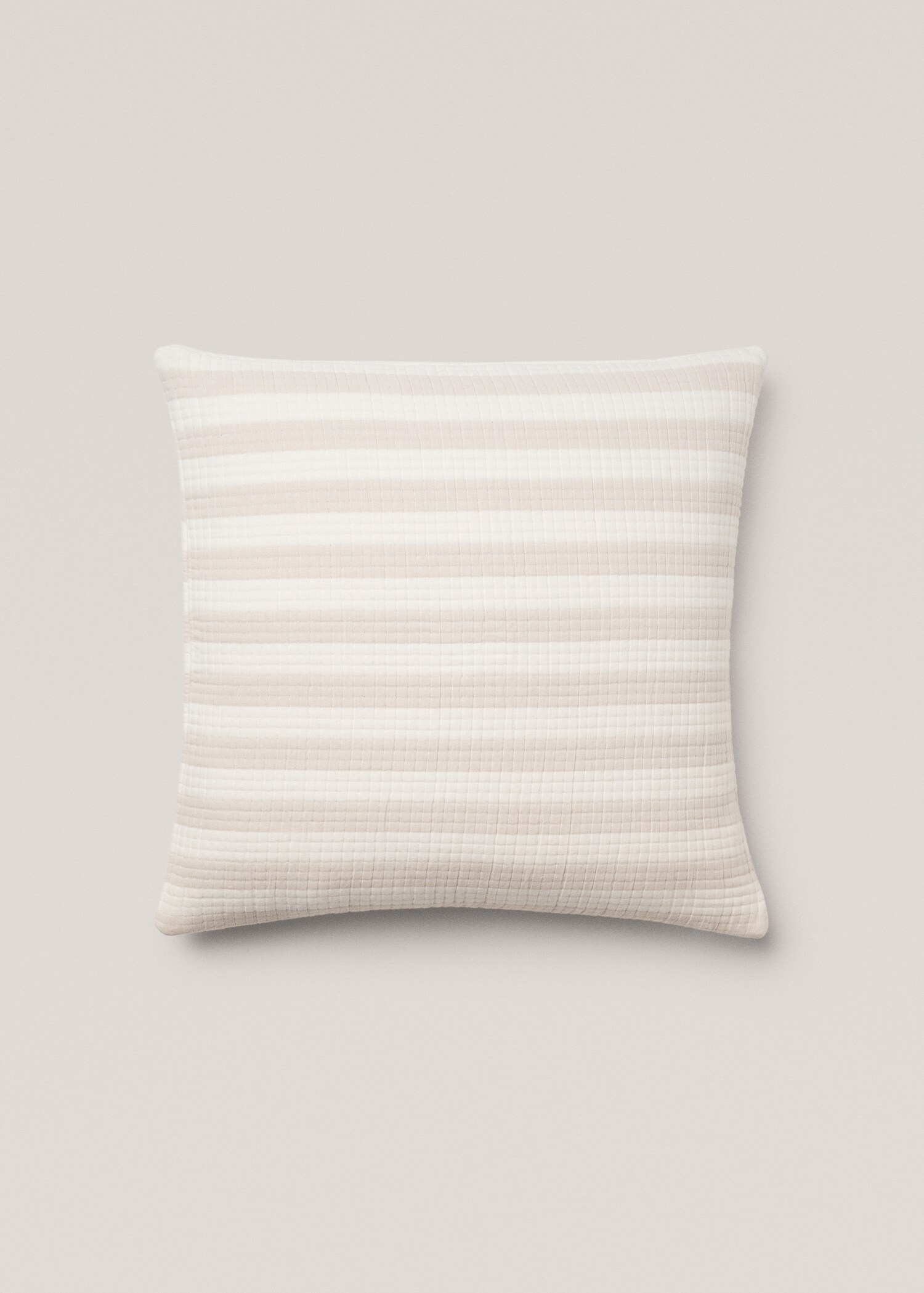 Kuddfodral 100% bomull vävda ränder 60x60 cm - Artikel utan modell