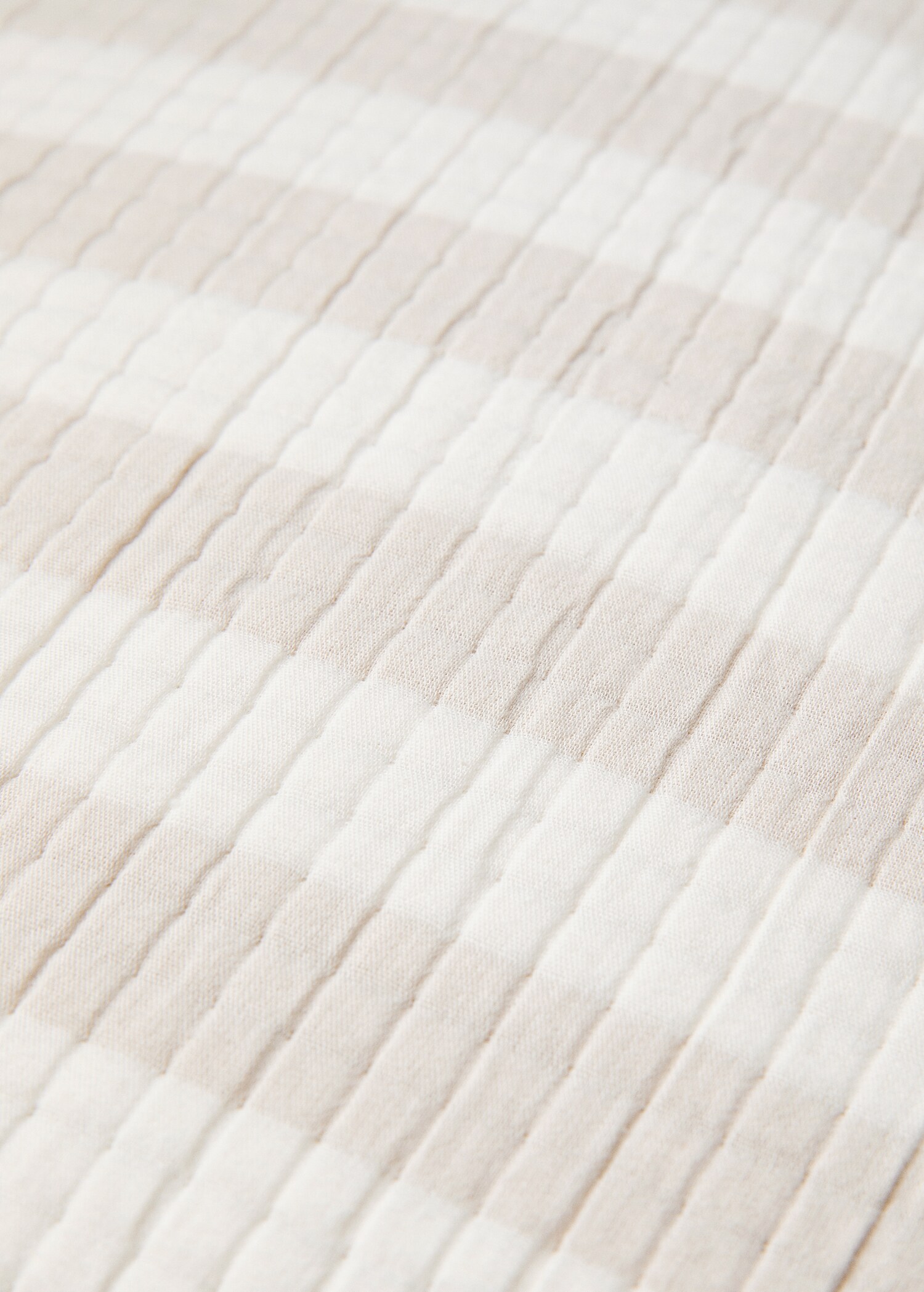 Kuddfodral 100% bomull vävda ränder 60x60 cm - Detaljer om artikeln 2