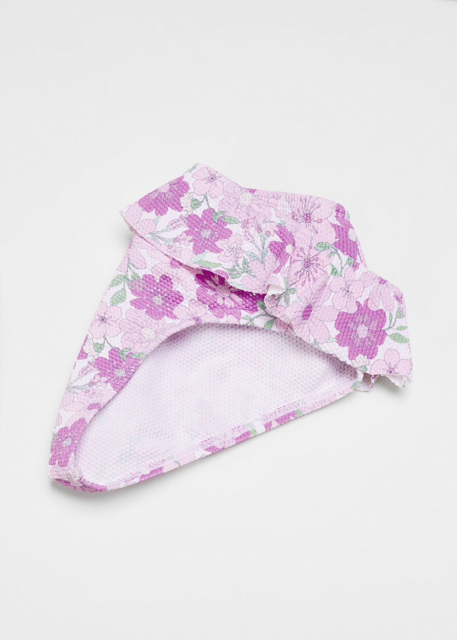 Geblümter Bikini-Slip mit Rüschen - Detail des Artikels 0