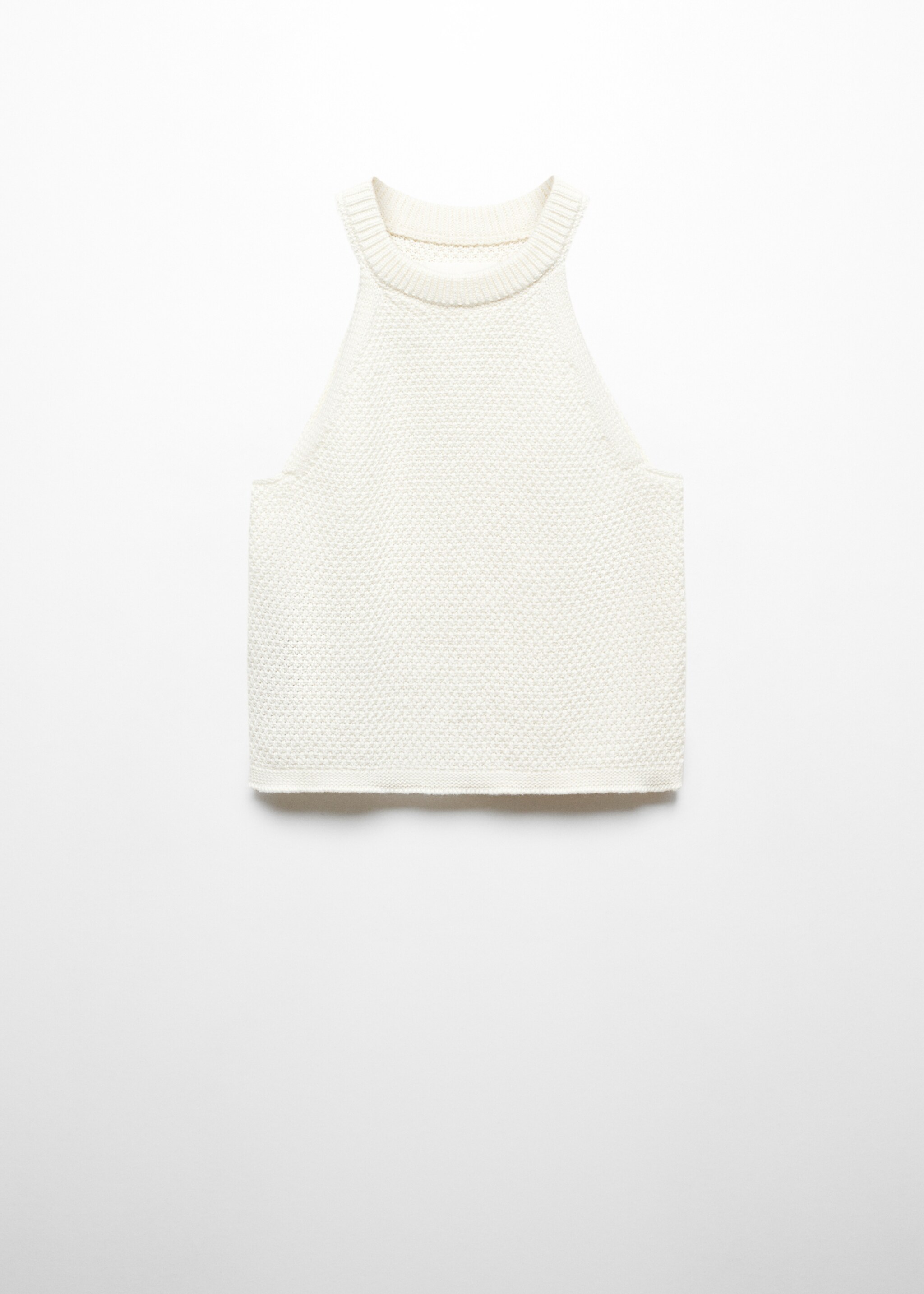 Top punto algodón - Artículo sin modelo, Crudo. Ref: 67056026-00.