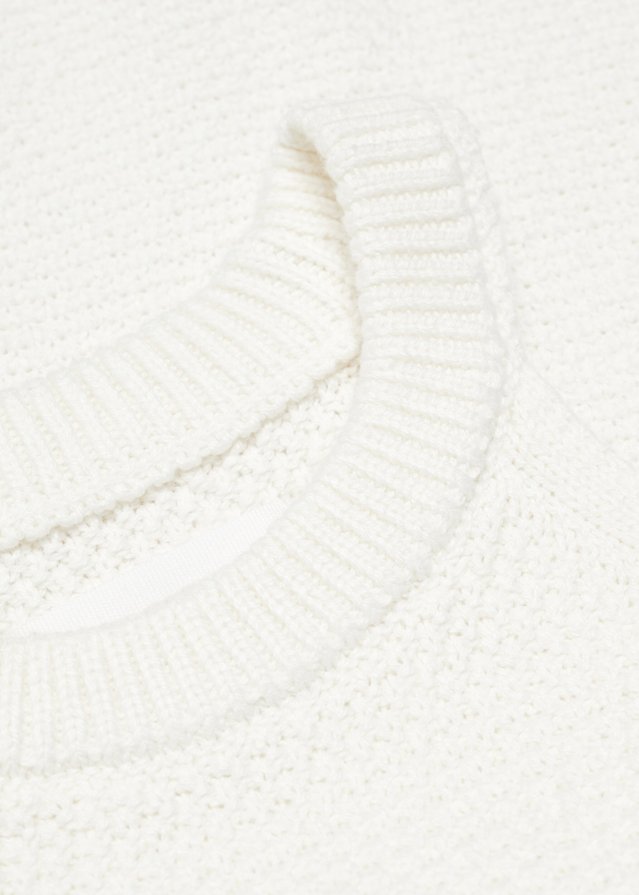 Top punto algodón - Detalle del artículo 8, Crudo. Ref: 67056026-00.