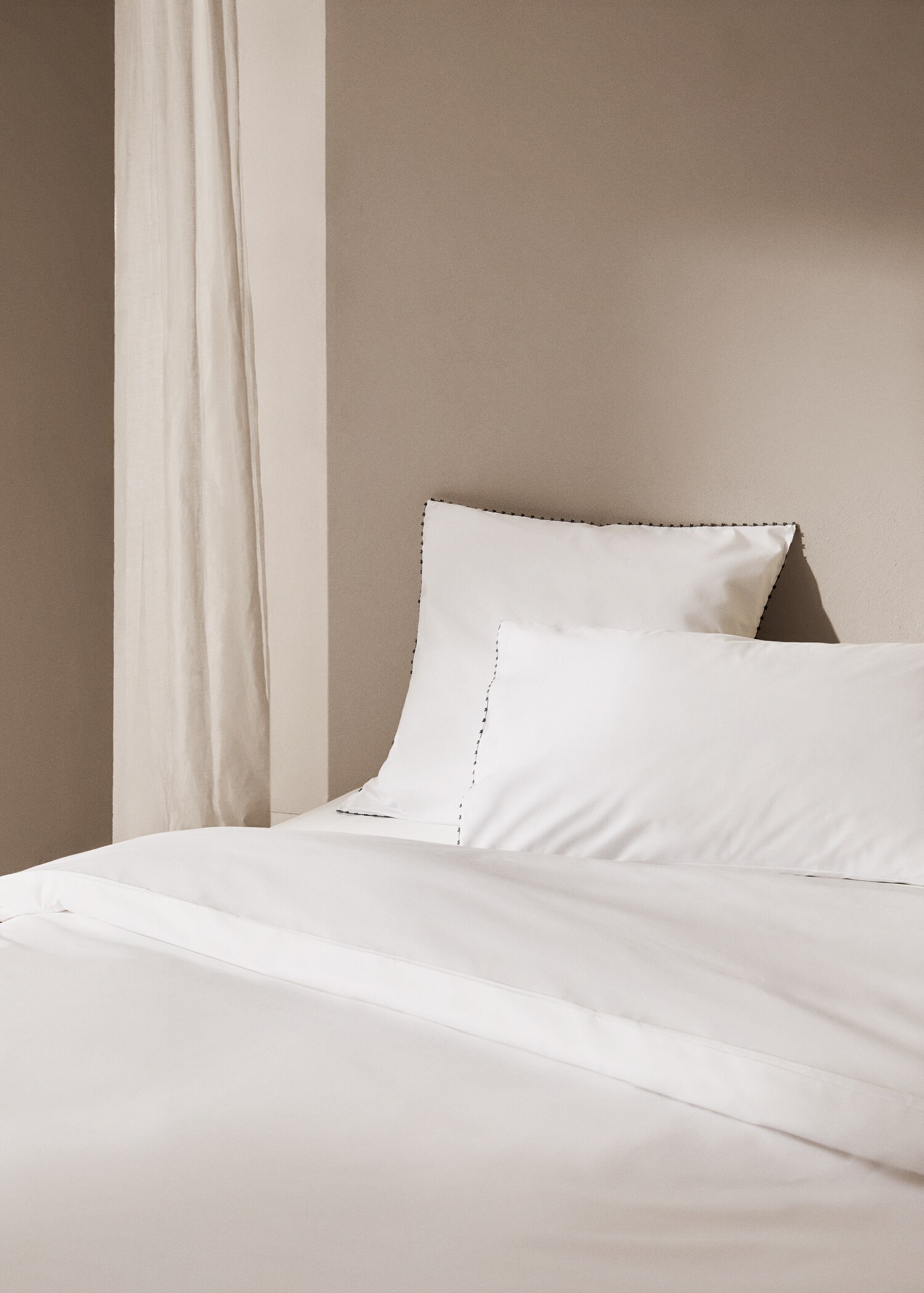 Housse de couette coton détail brodé lit 90 cm - Détail de l'article 7