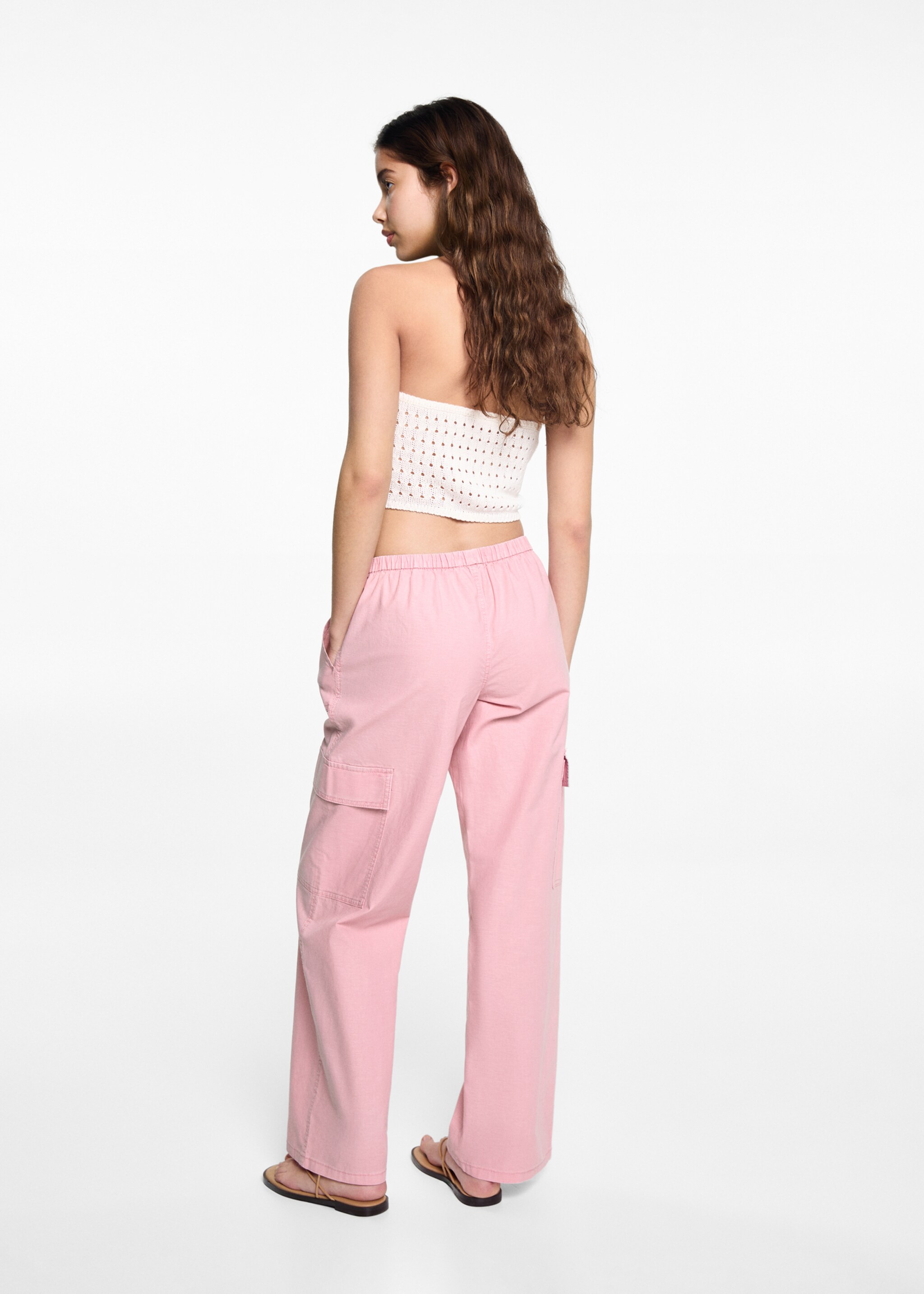 Pantalon cargo fluide - Verso de l’article