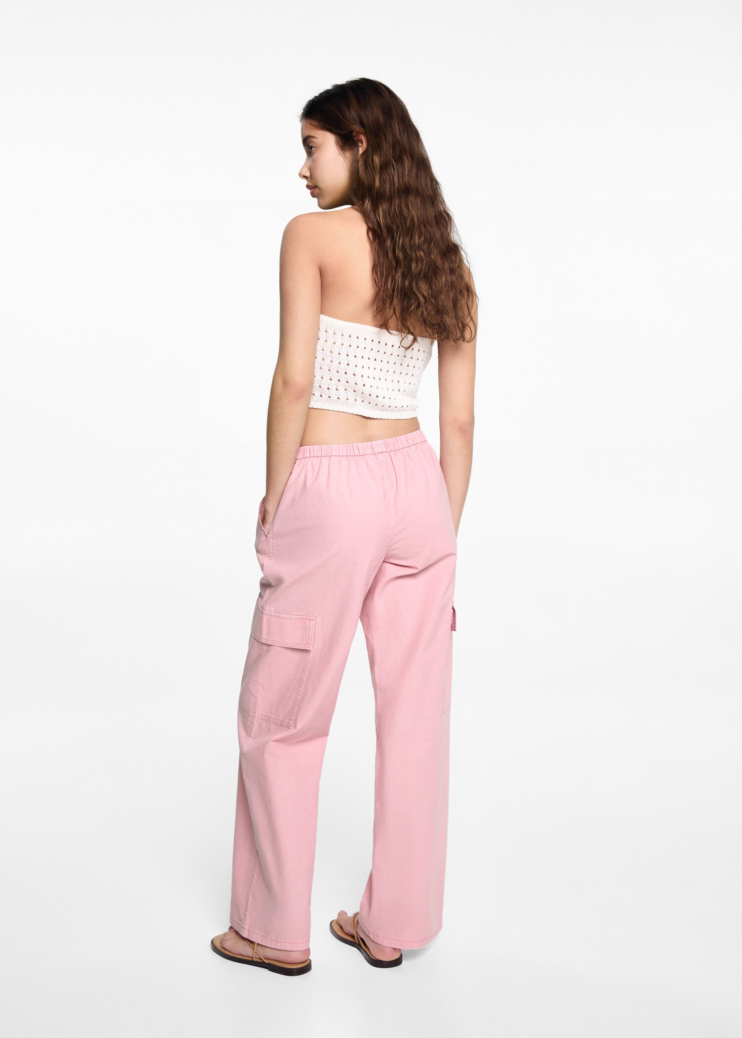 Pantalon cargo fluide - Verso de l’article