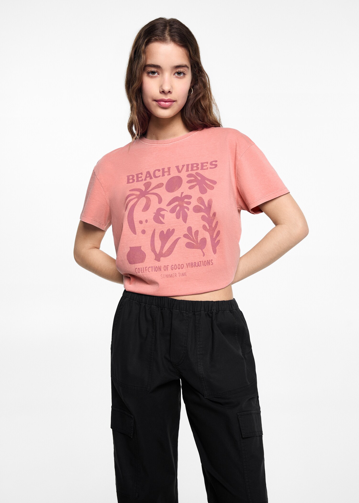Flowy cargo trousers - Medium plane