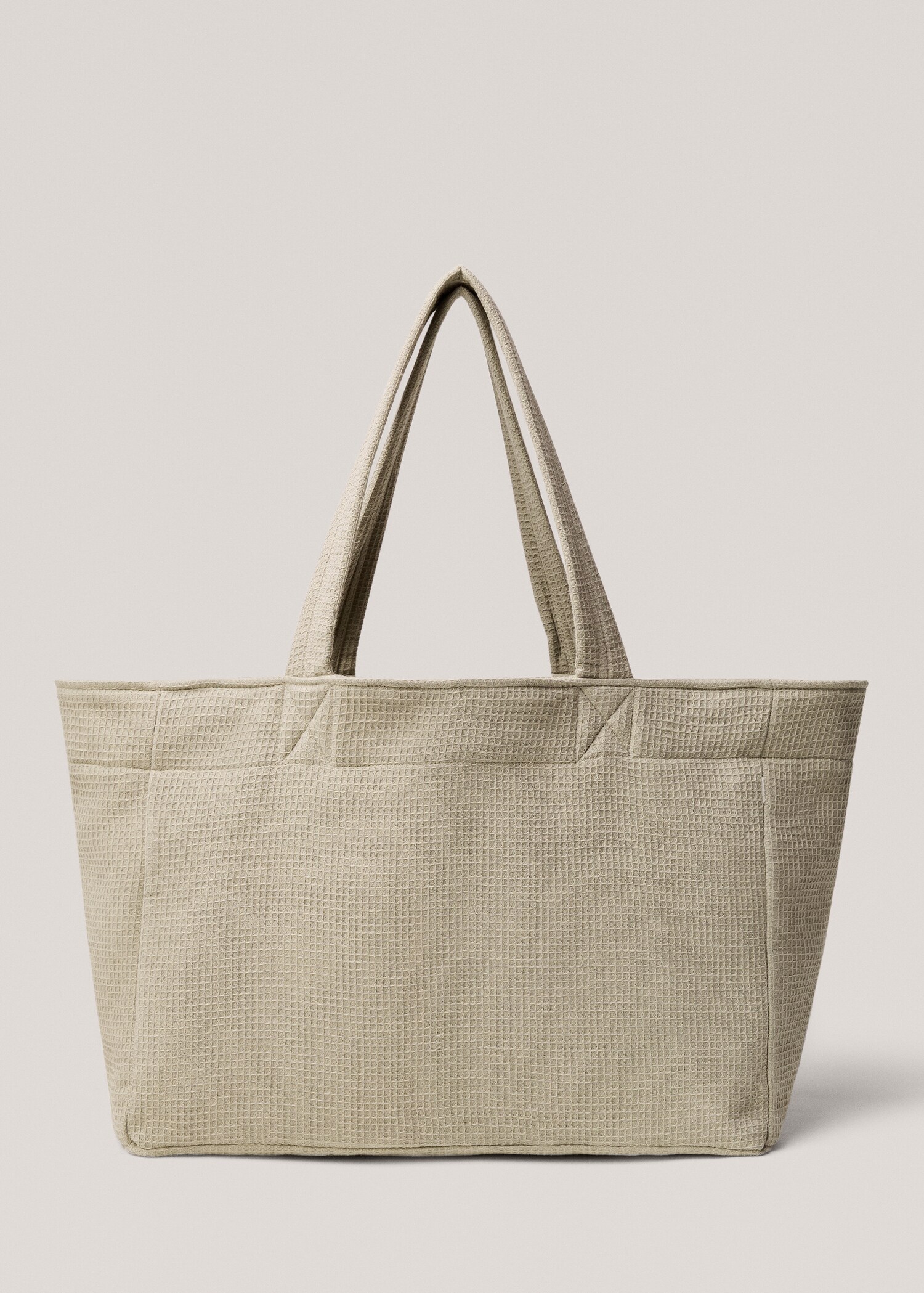 Cotton waffle tote bag - Article without model