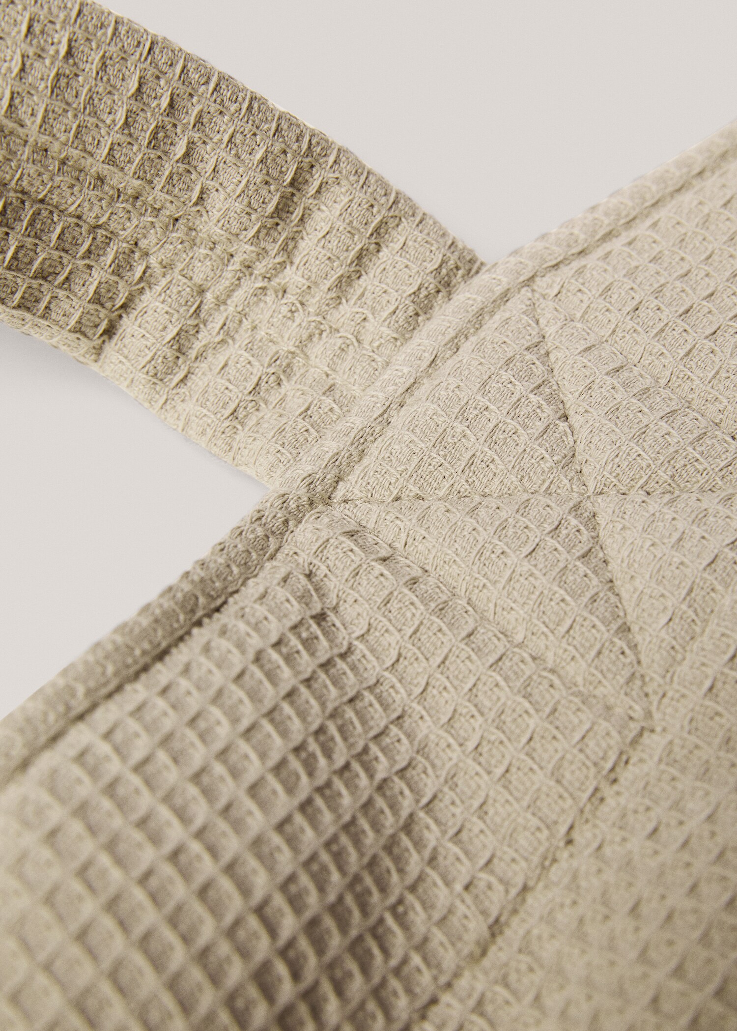 Cotton waffle tote bag - Details of the article 3