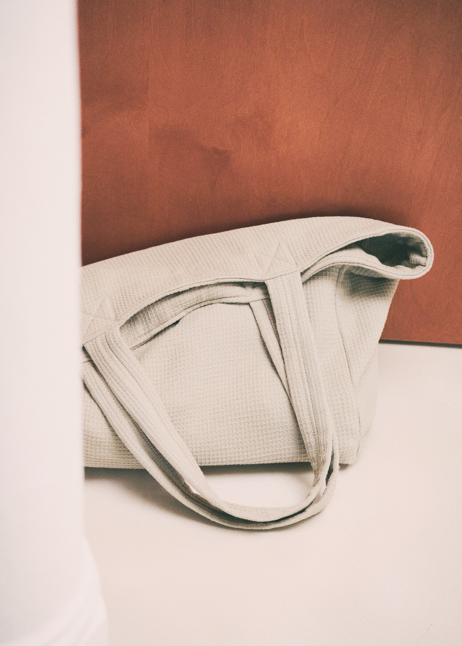 Cotton waffle tote bag - Details of the article 6