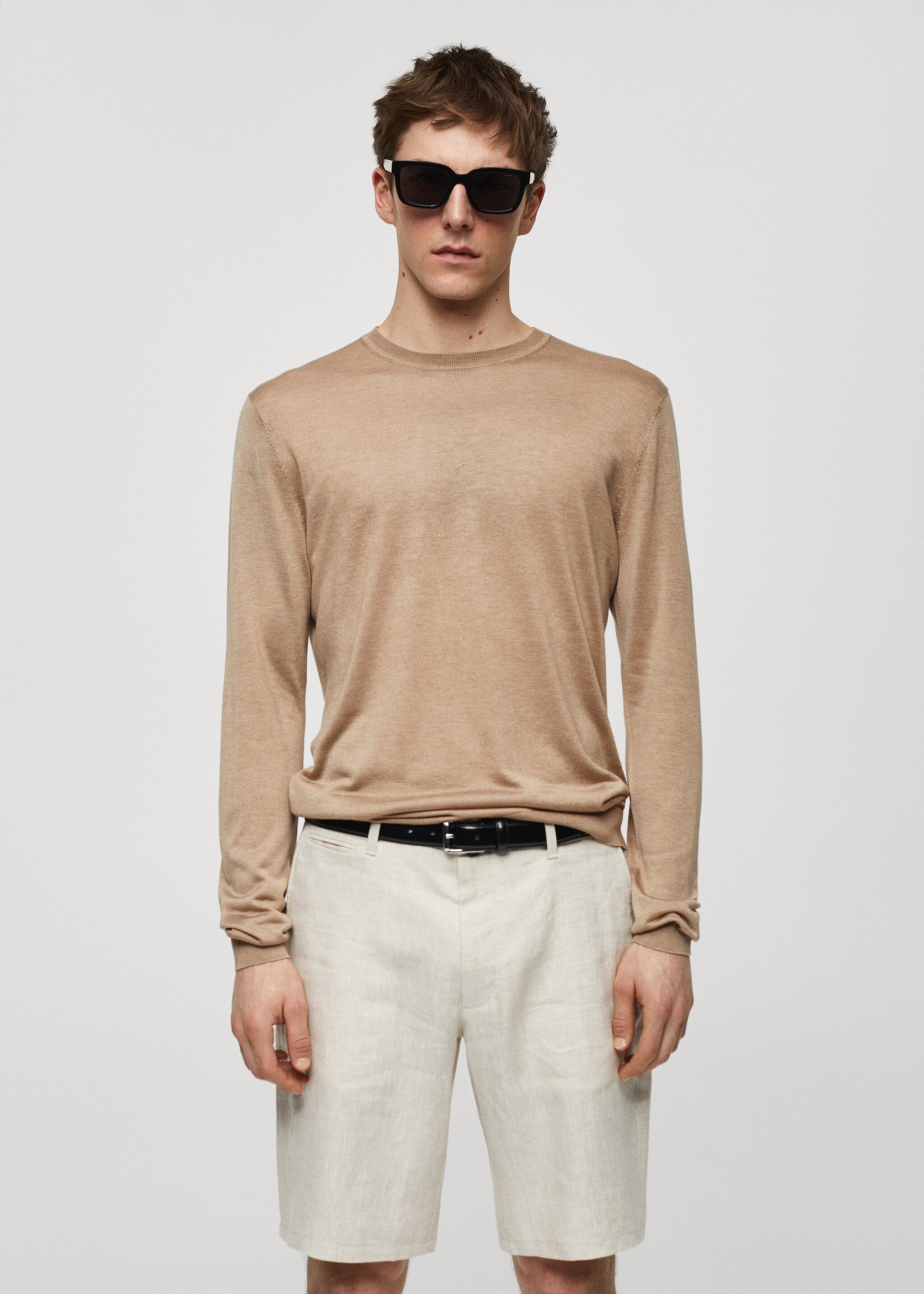 Pullover sottile seta di gelso - Piano medio
