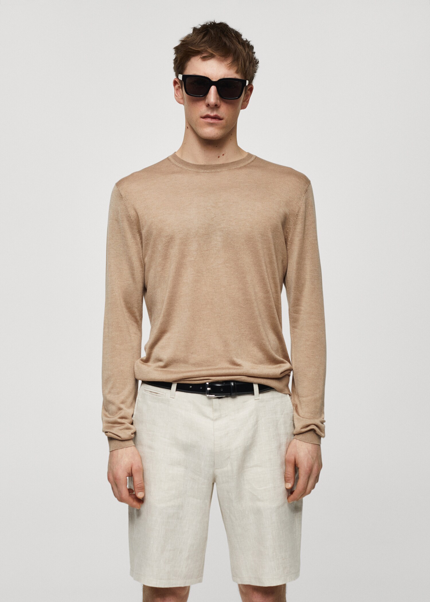 Feiner Pullover aus Maulbeerenseide - Mittlere Ansicht