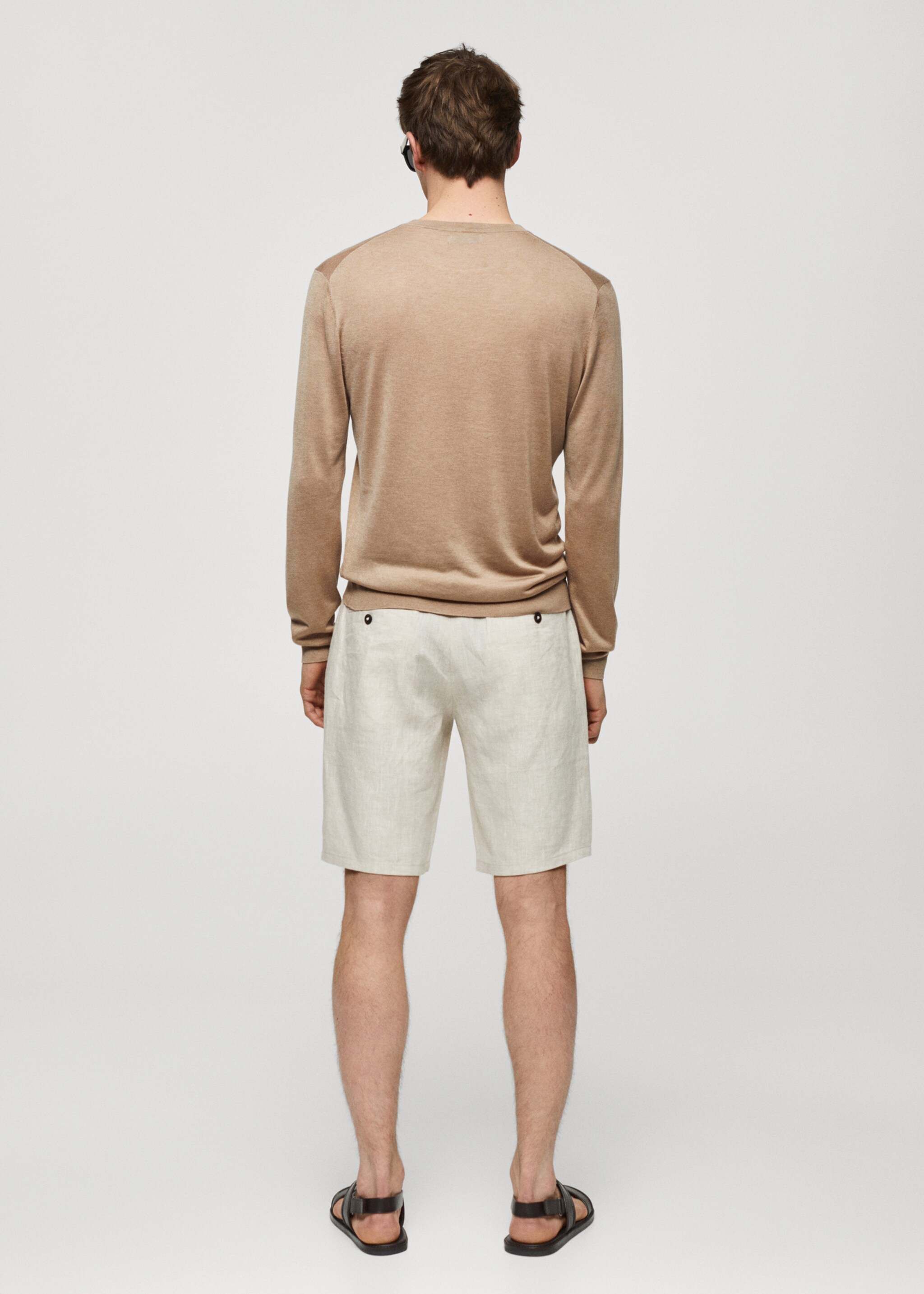Pullover sottile seta di gelso - Retro dell'articolo