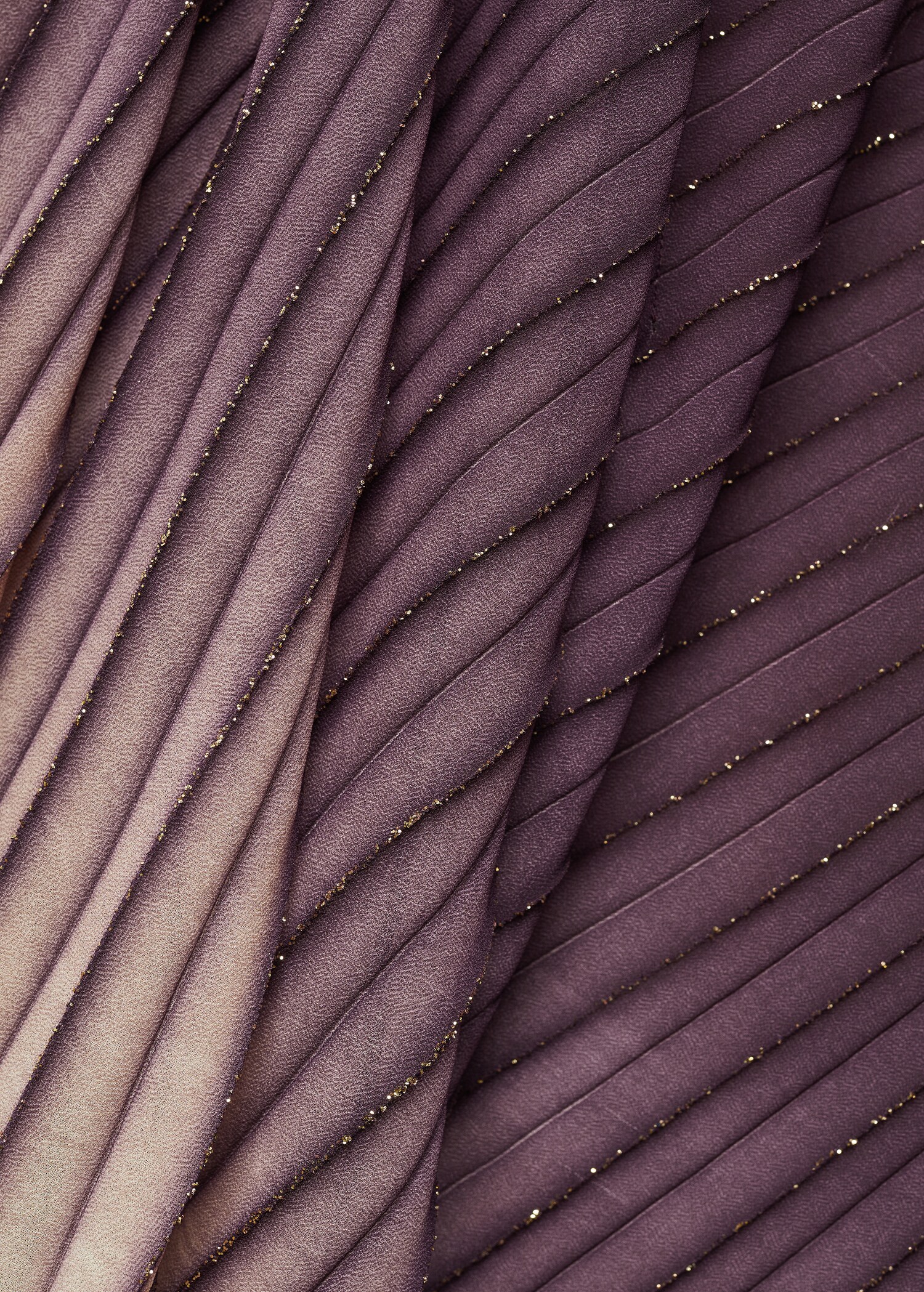 Asymmetrische Bluse mit Plissée-Details - Detail des Artikels 8
