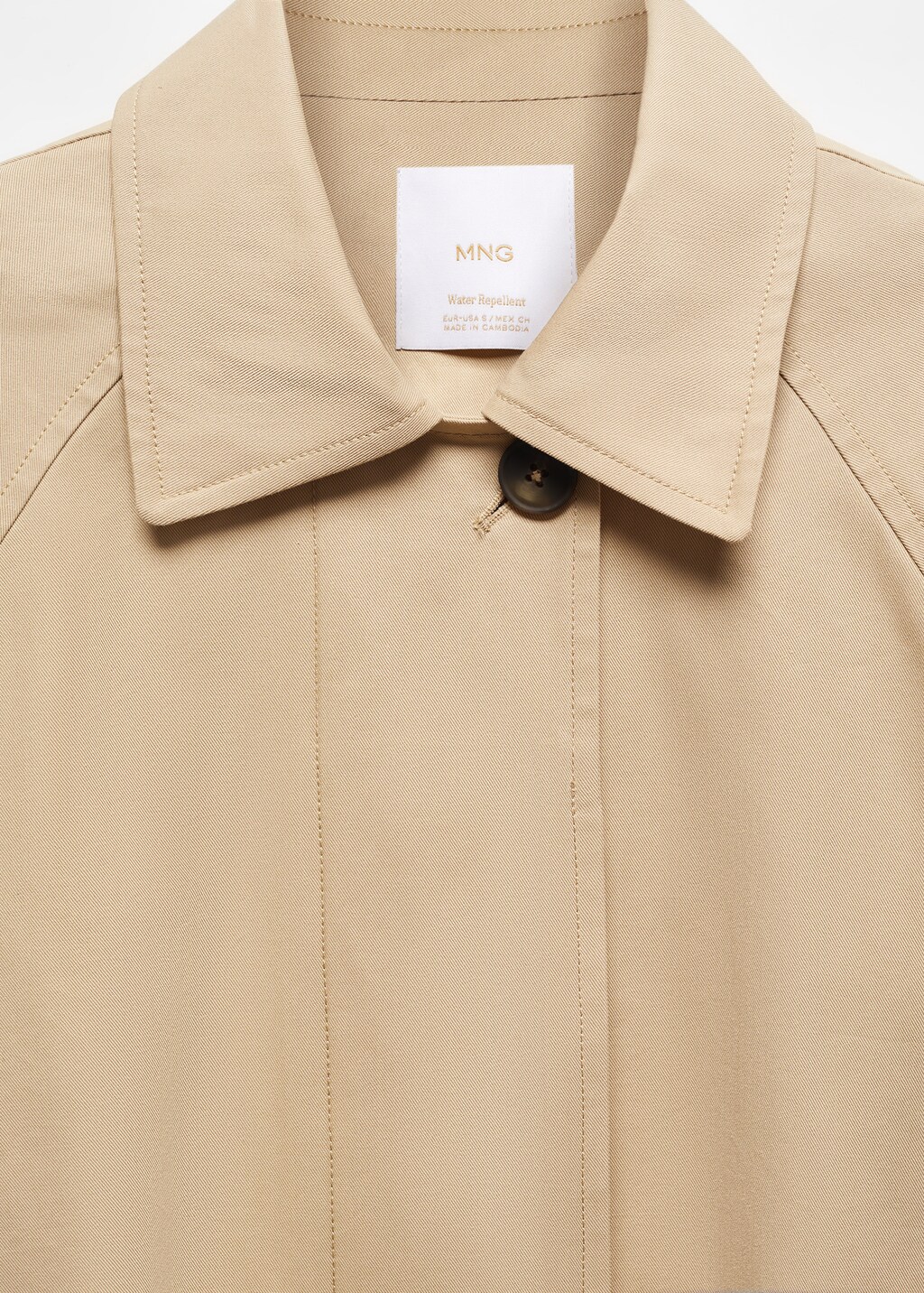 Cotton trench coat with belt - Women | MANGO OUTLET USA