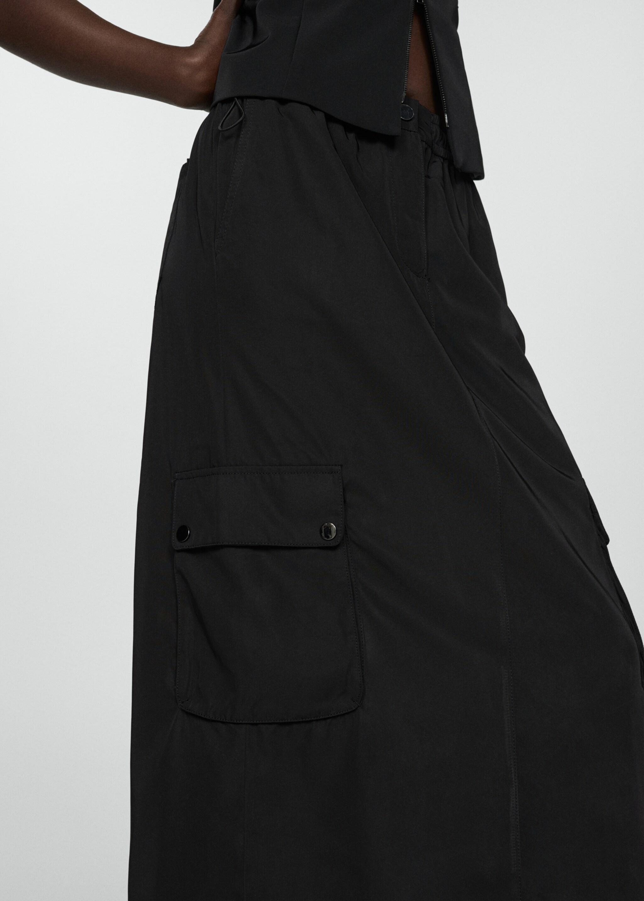 Long cargo skirt - Details of the article 2