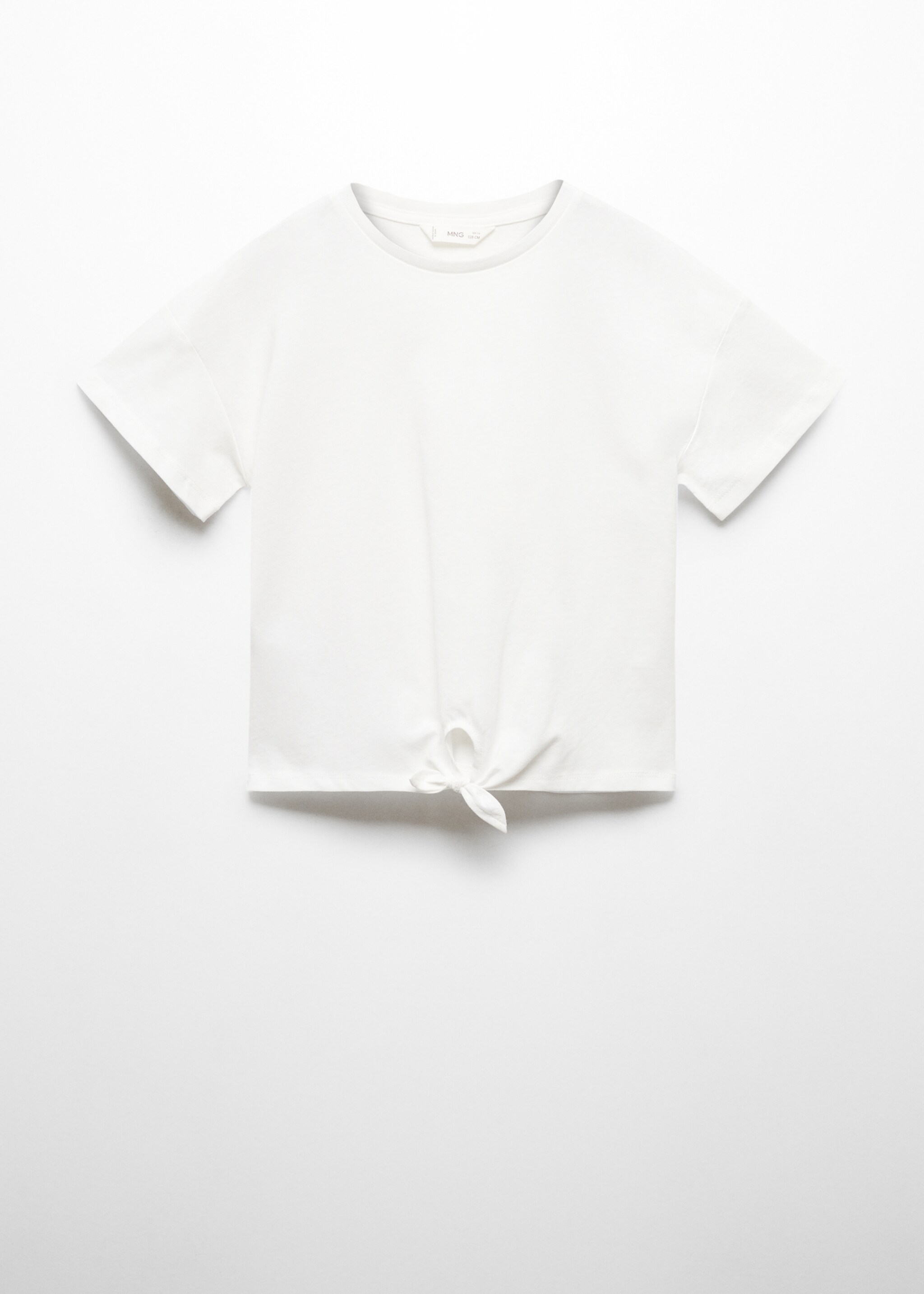 Baumwollshirt mit Schleife - Artikel ohne Model