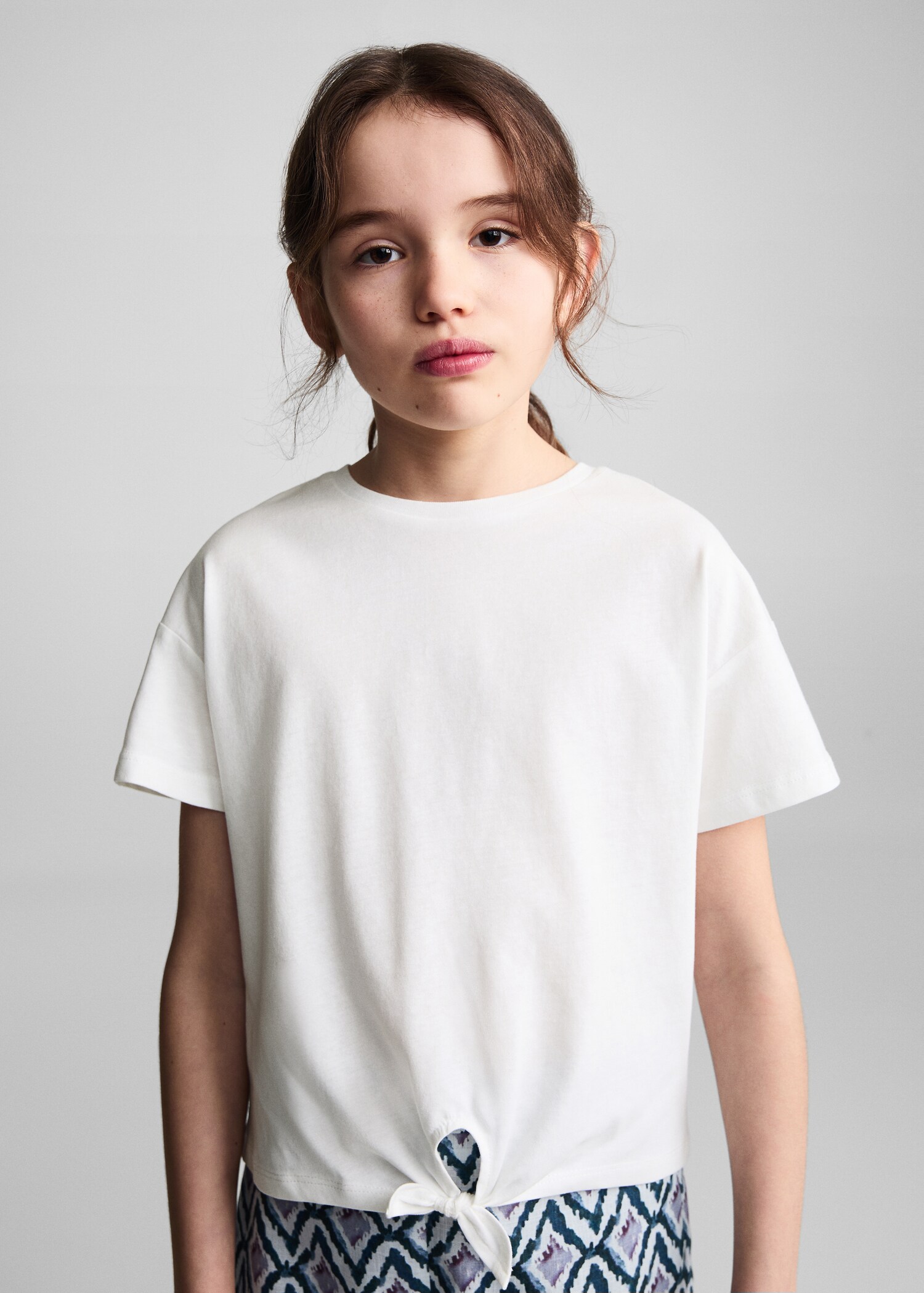 Bow cotton T-shirt - Details of the article 1
