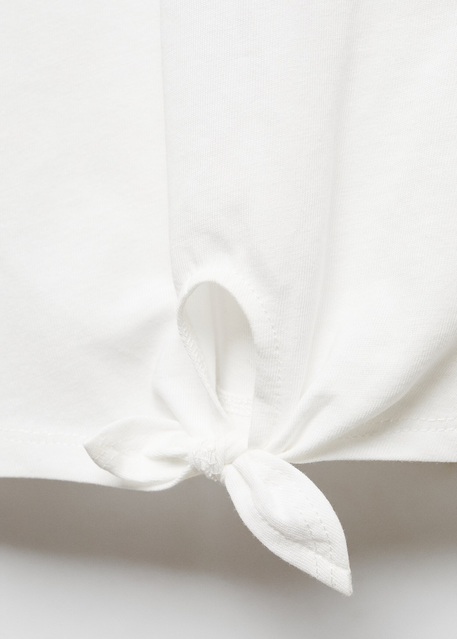 Bow cotton T-shirt - Details of the article 8