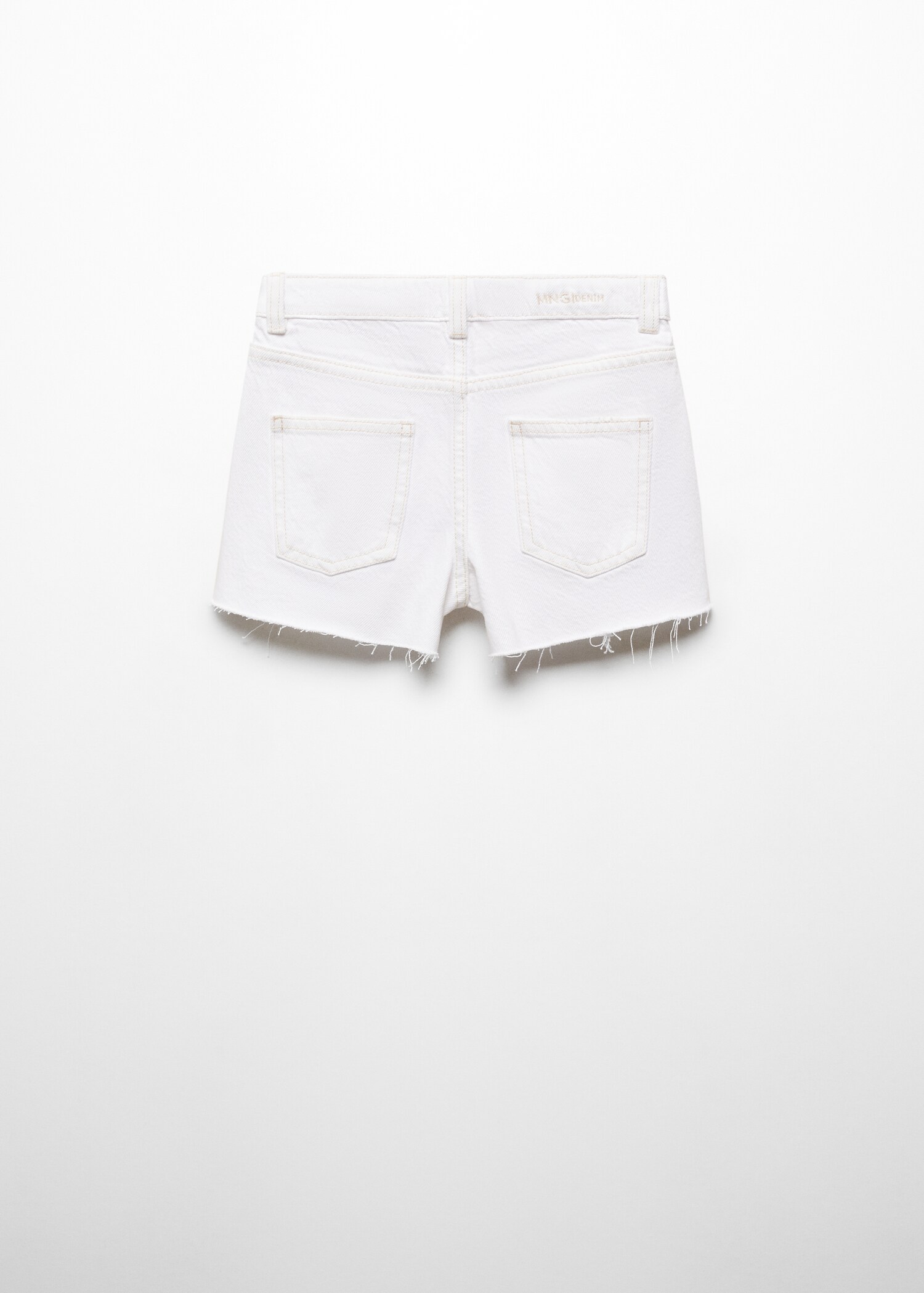 Short jean déchiré - Verso de l’article