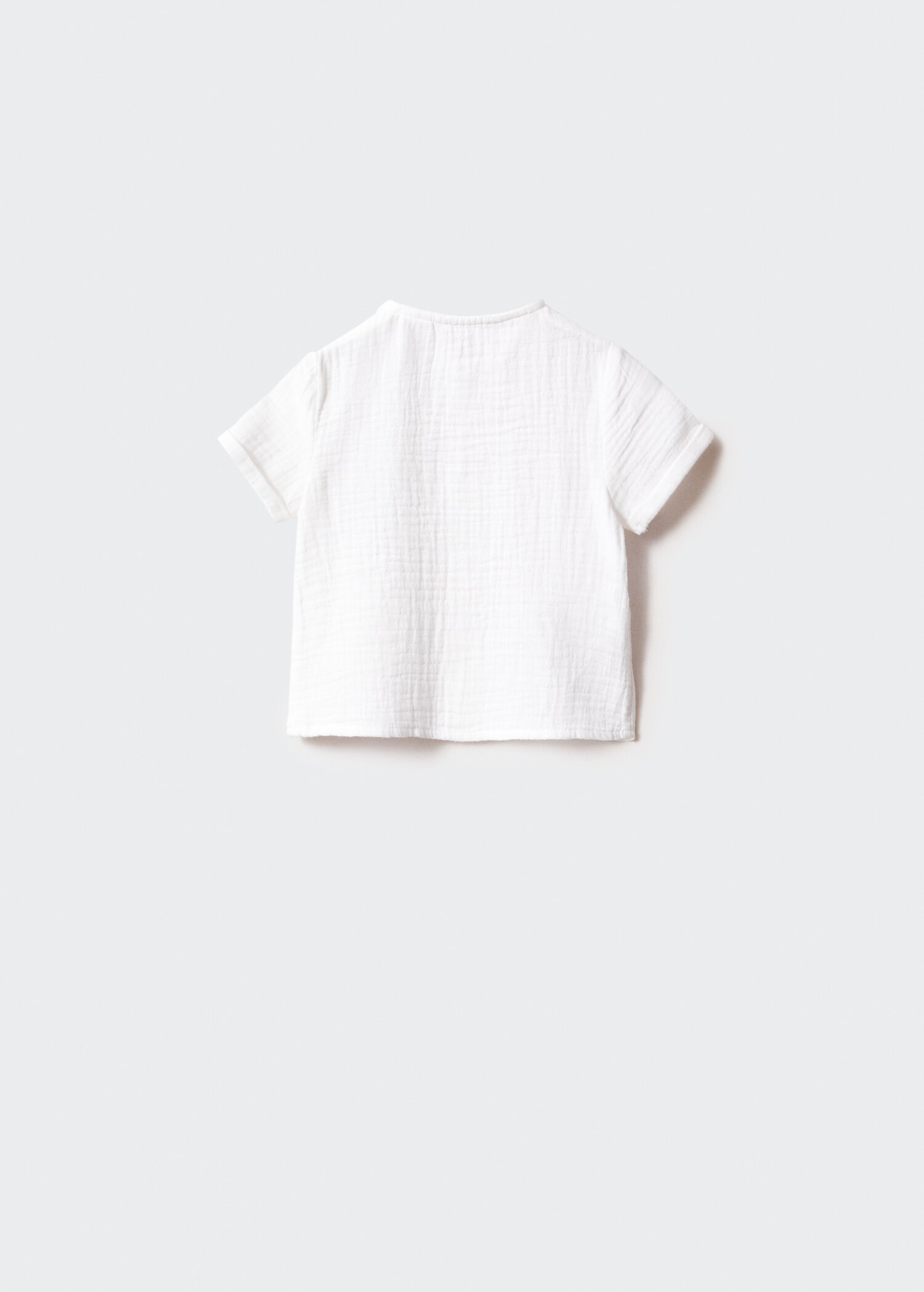 Camisa algodón botones - Reverso del artículo