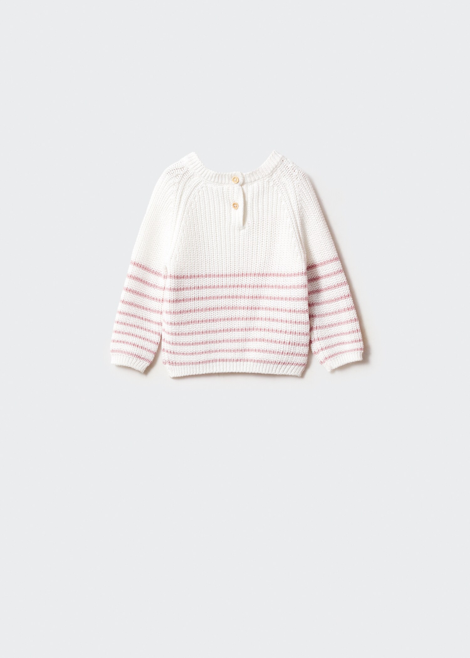 Gestreifter Strickpullover - Rückseite des Artikels