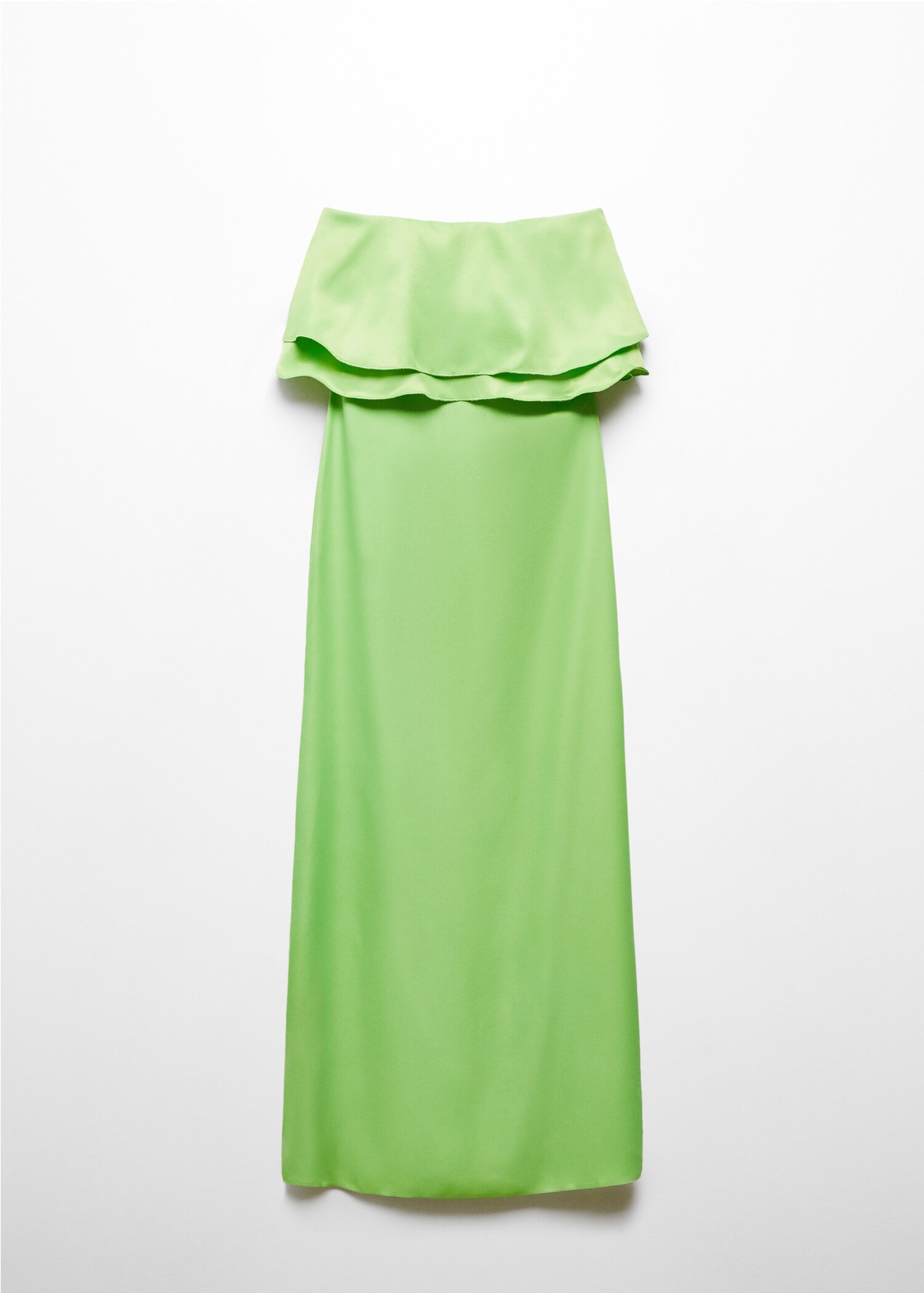 Strapless dress with ruffles - Article without model